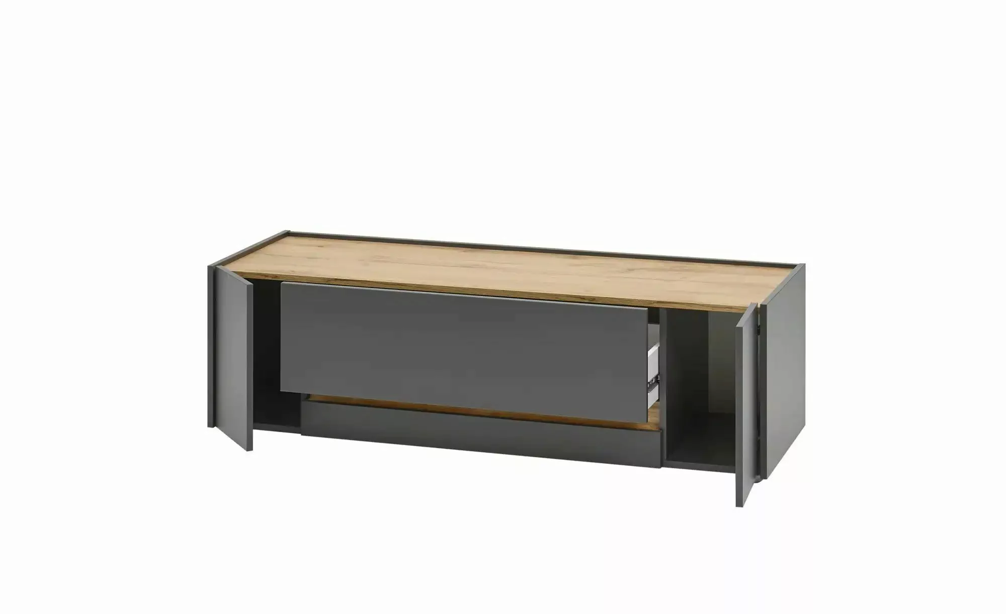 Lowboard  Cande ¦ grau ¦ Maße (cm): B: 140 H: 45 Kommoden & Sideboards > Lo günstig online kaufen