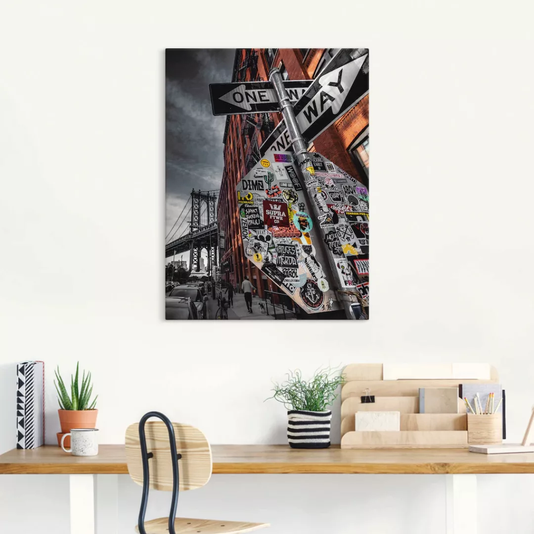 Artland Wandbild »New York Street Fotografie«, Amerika, (1 St.), als Alubil günstig online kaufen