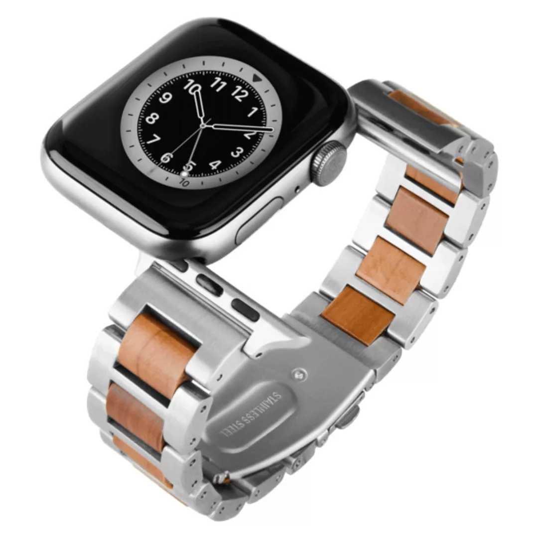 Laimer Smartwatch Uhrband Athens - Apfelholz - Kompatibel Mit Apple Watch günstig online kaufen