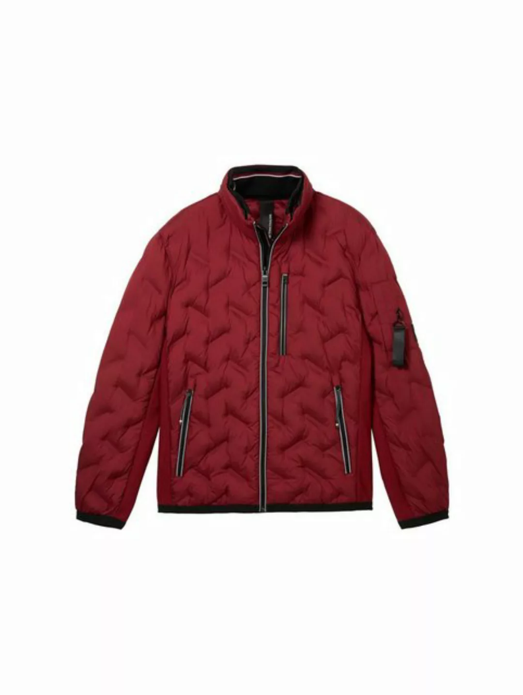 TOM TAILOR Outdoorjacke decorative hybrid jacket, burgundy dark red günstig online kaufen