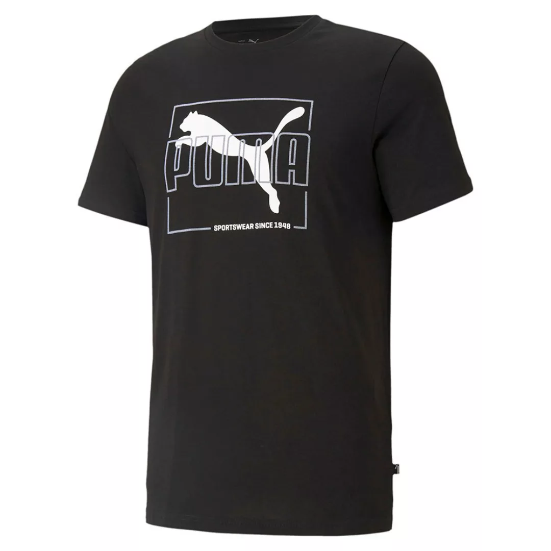 Puma Flock Kurzarm T-shirt XL Puma Black günstig online kaufen