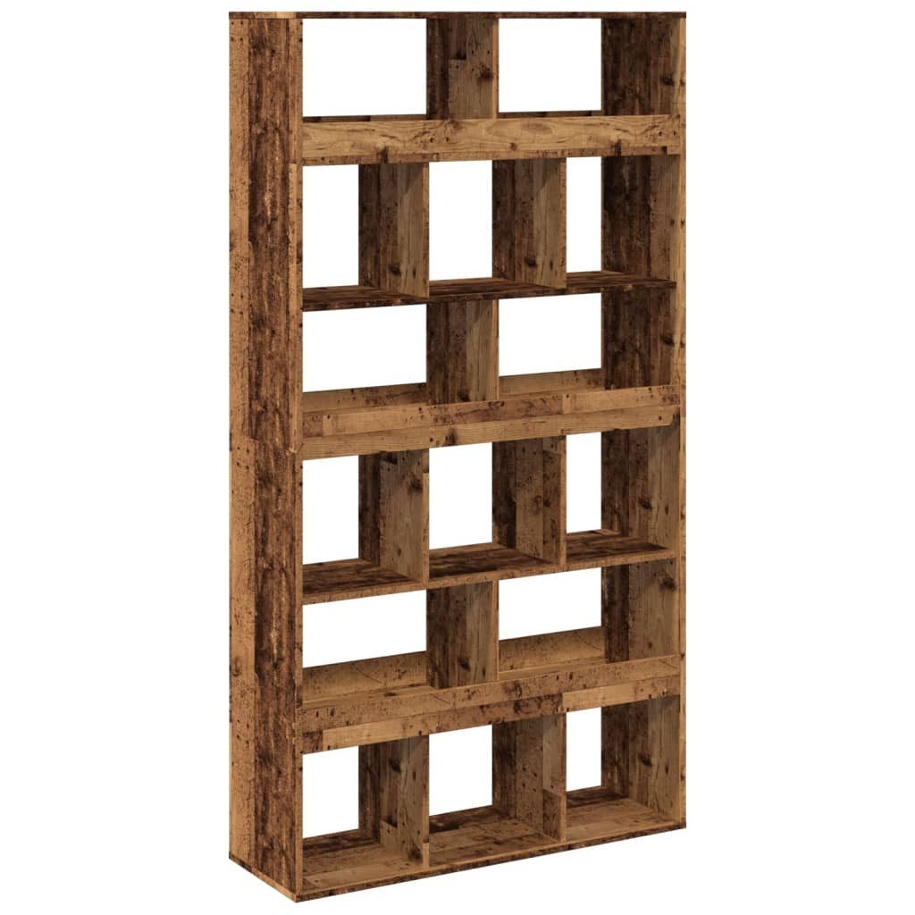vidaXL Bücherregal Raumteiler Altholz-Optik 100x33x187,5 cm günstig online kaufen