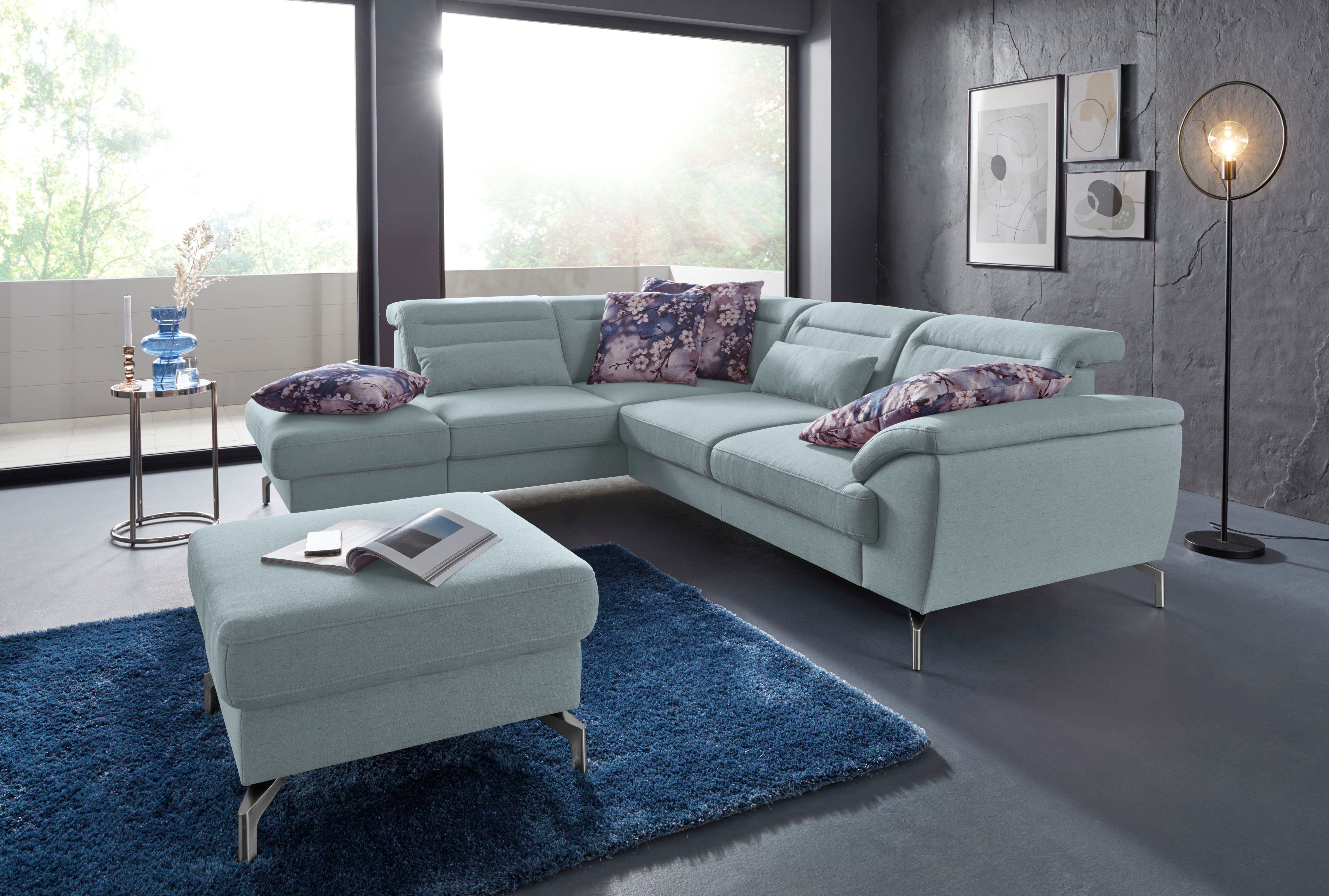 sit&more Ecksofa Percy L-Form, 15 cm günstig online kaufen