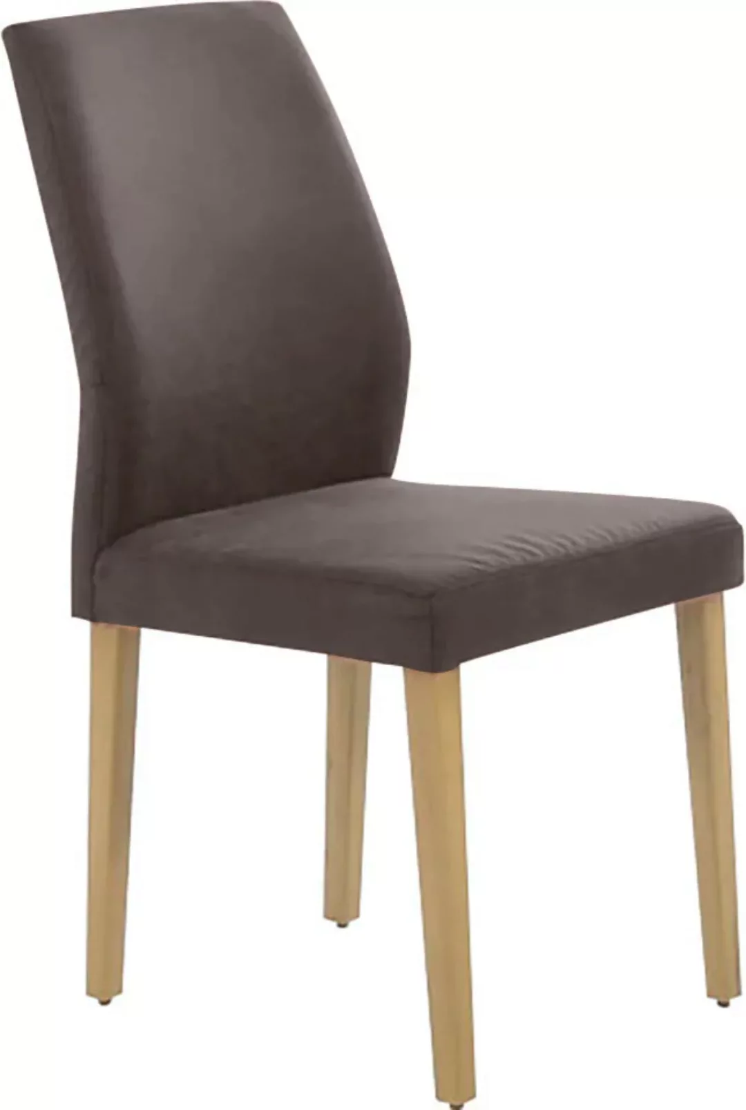 K+W Komfort & Wohnen 4-Fußstuhl "6193", Microfaser 760, mit Massivholzbeine günstig online kaufen