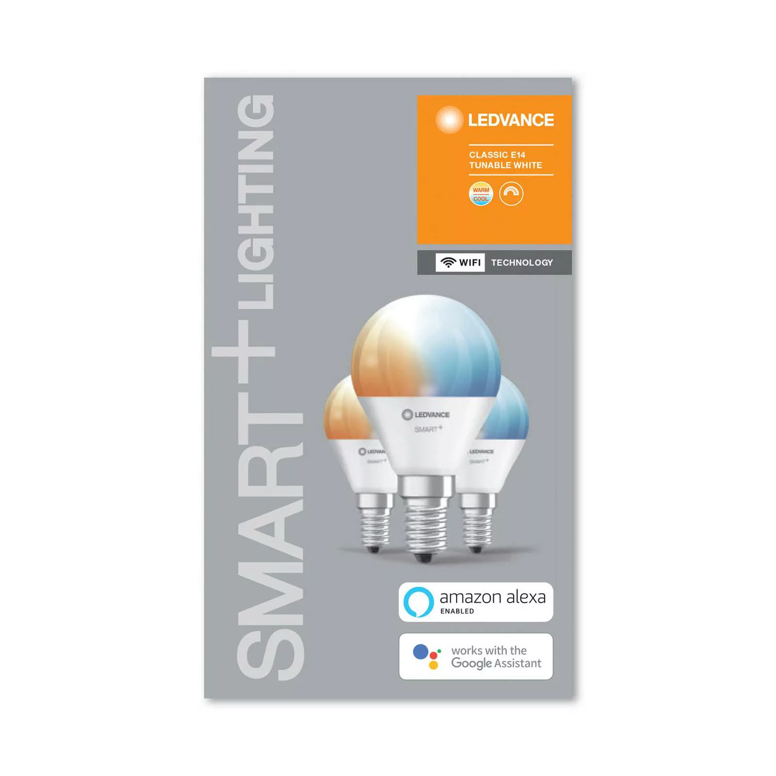 LEDVANCE SMART+ WiFi E14 4,9W Tropfen CCT 3er günstig online kaufen
