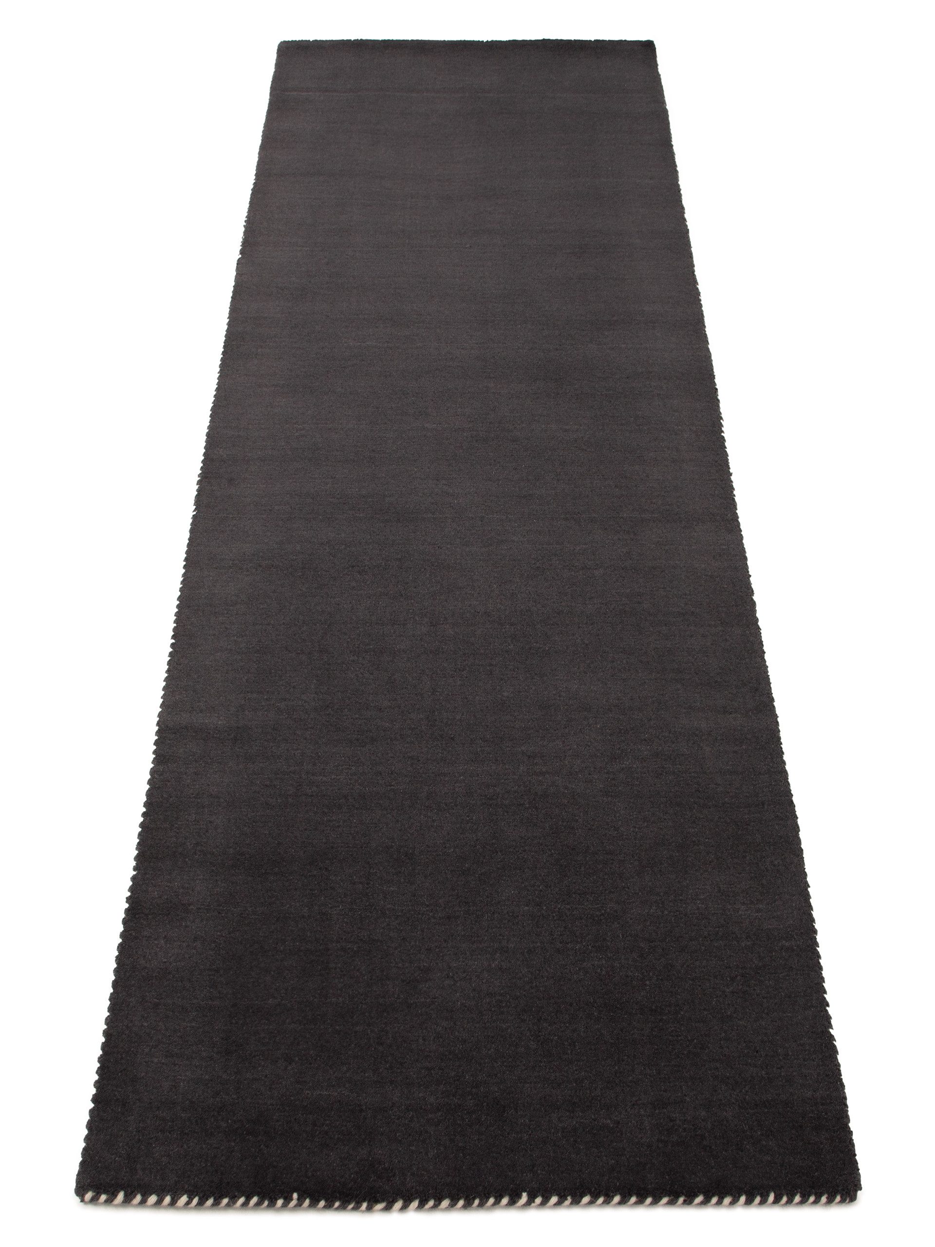 carpetfine Wollteppich »Gabbeh Lola Uni«, rechteckig, 14 mm Höhe, mit natür günstig online kaufen