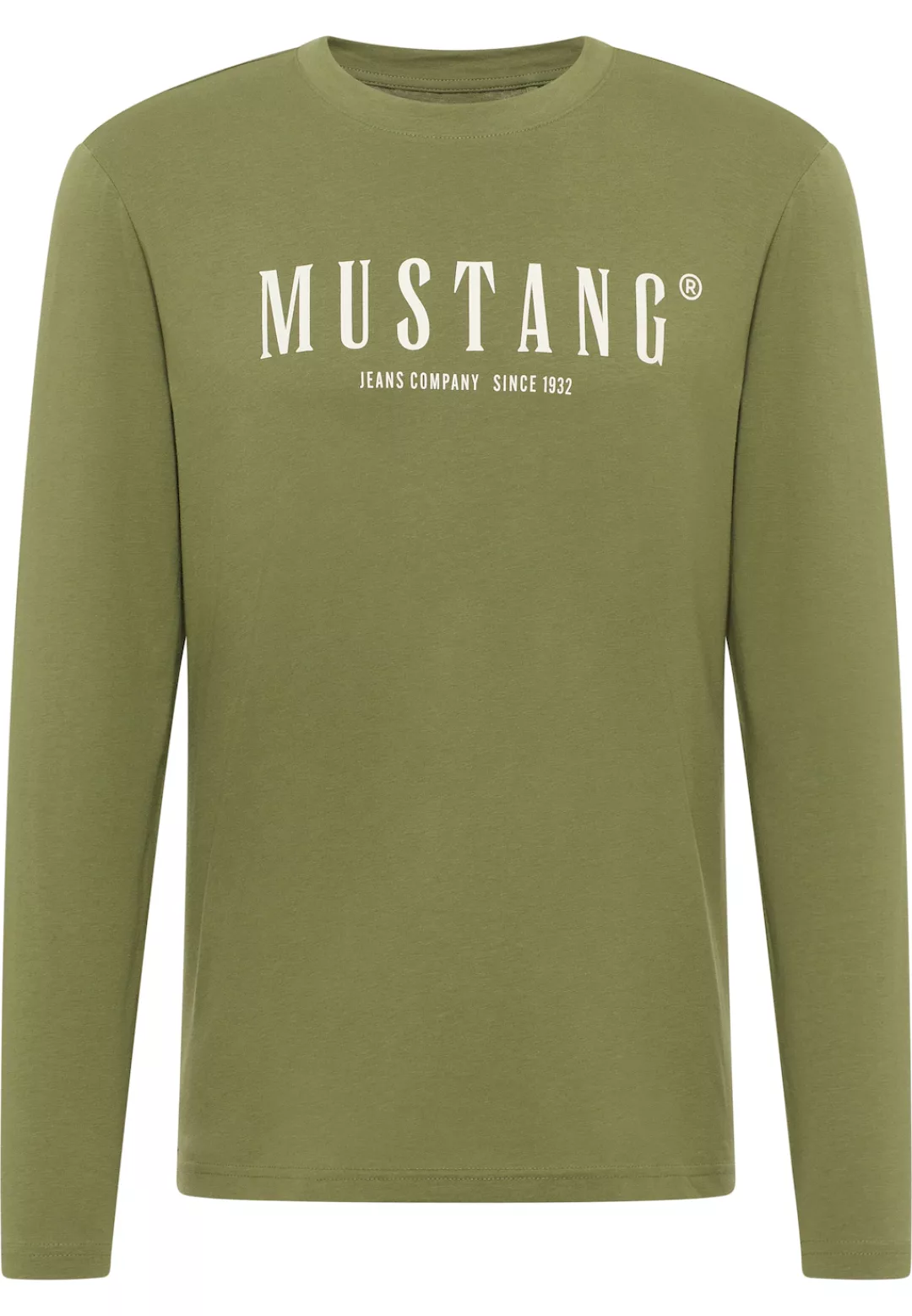 MUSTANG Langarmshirt "Langarmshirt" günstig online kaufen