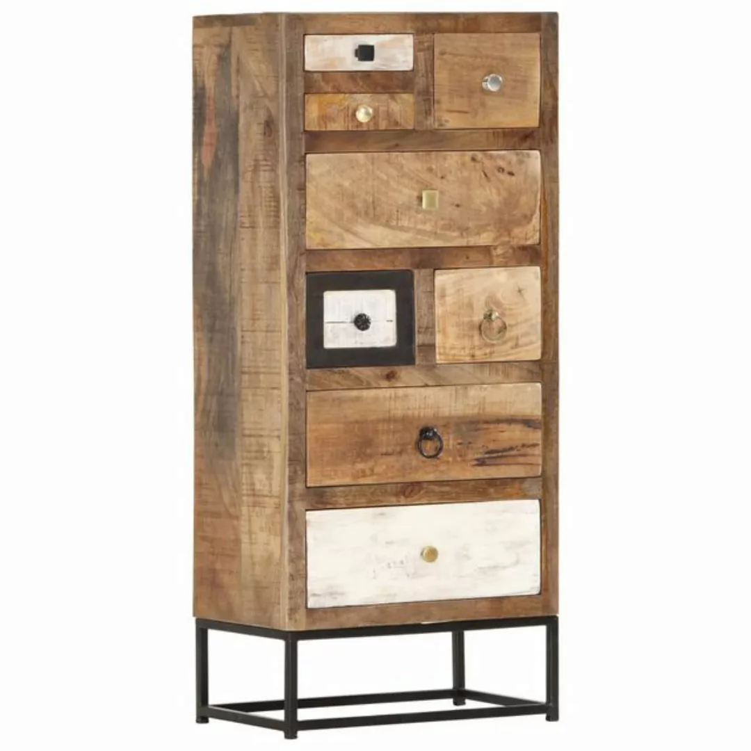 vidaXL Fächerschrank Highboard mit Schubladen 45x30x105 cm Altholz Massiv günstig online kaufen