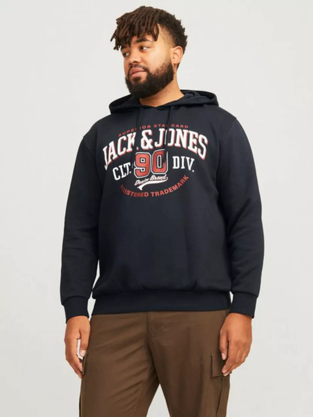 Jack & Jones PlusSize Hoodie "JJELOGO SWEAT HOOD 2 COL 24/25 NOOS PLS", mit günstig online kaufen