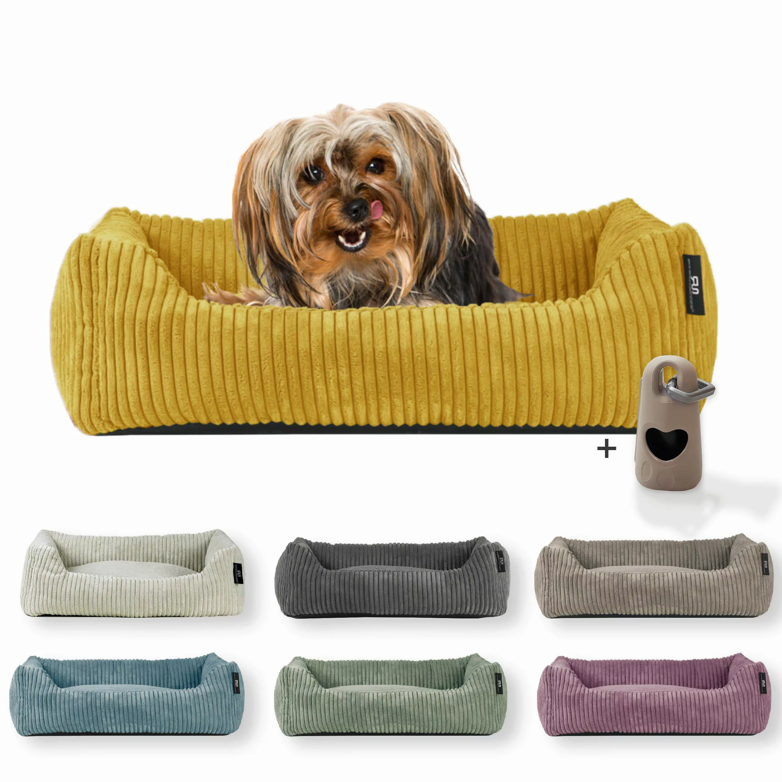 Rohrschneider Tierbett Hundebett Hundekorb Cordstoff, inkl. günstig online kaufen