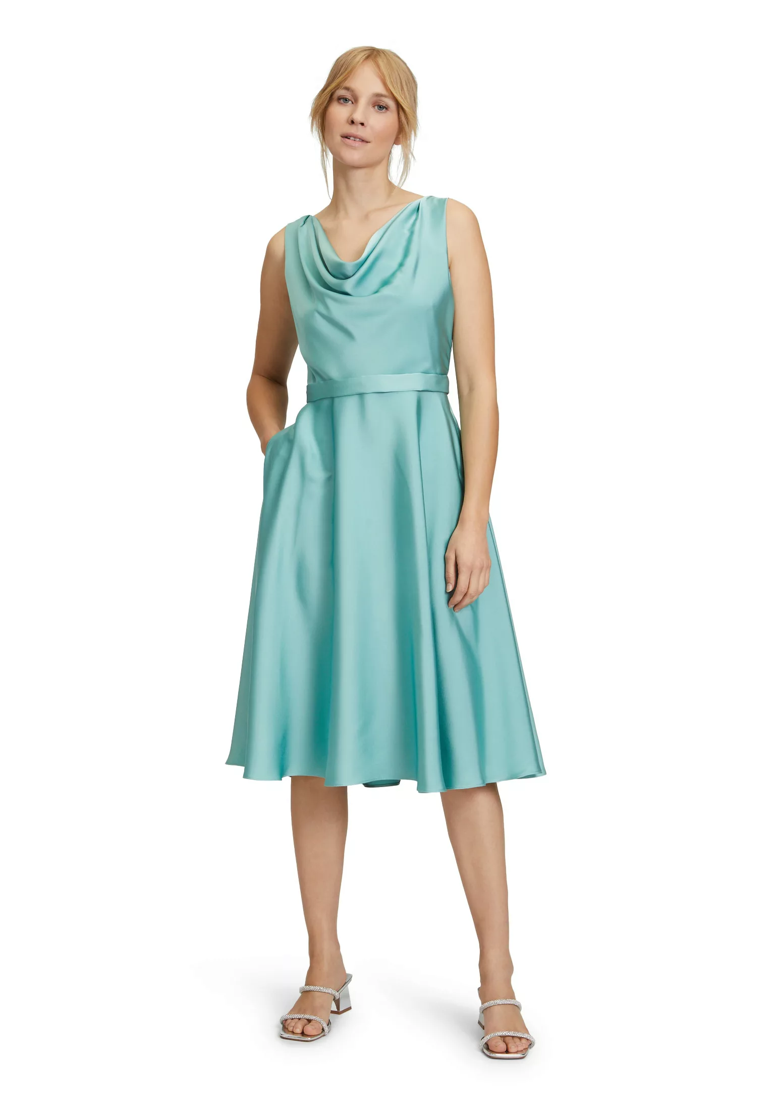 Vera Mont Cocktailkleid "Vera Mont Cocktailkleid mit Wasserfallausschnitt", günstig online kaufen