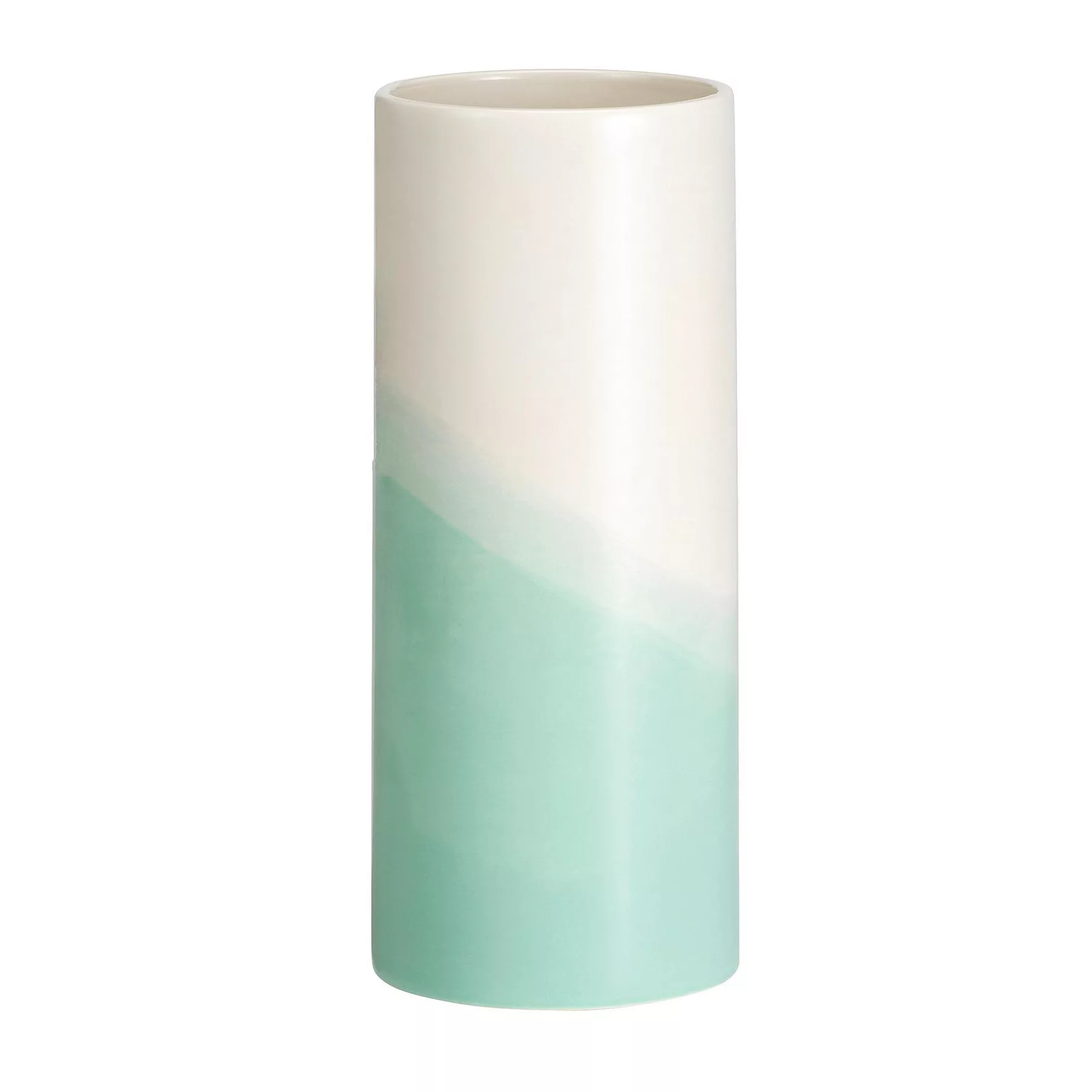Vitra - Herringbone Vase glatt - mint/glasiert/H 32cm / Ø 12,5cm günstig online kaufen