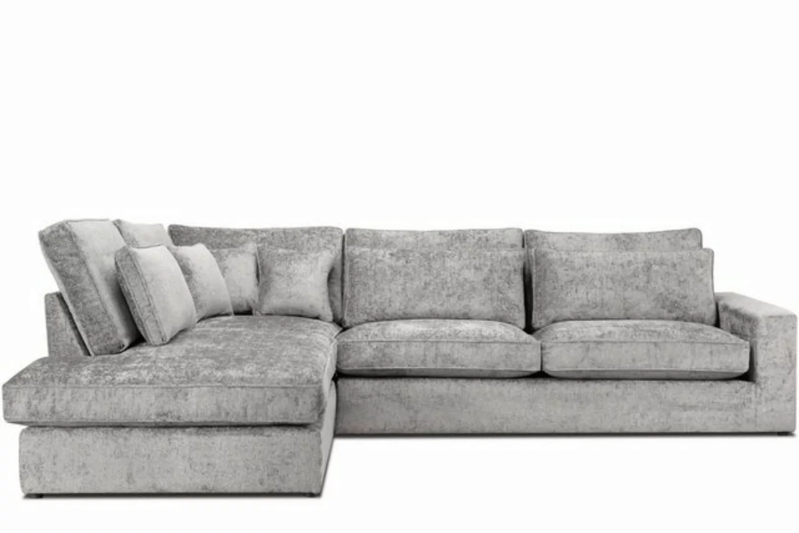 KONSIMO® Ecksofa Linke Ecke IMPERA, moderne große Ecke, inklusive dekorativ günstig online kaufen