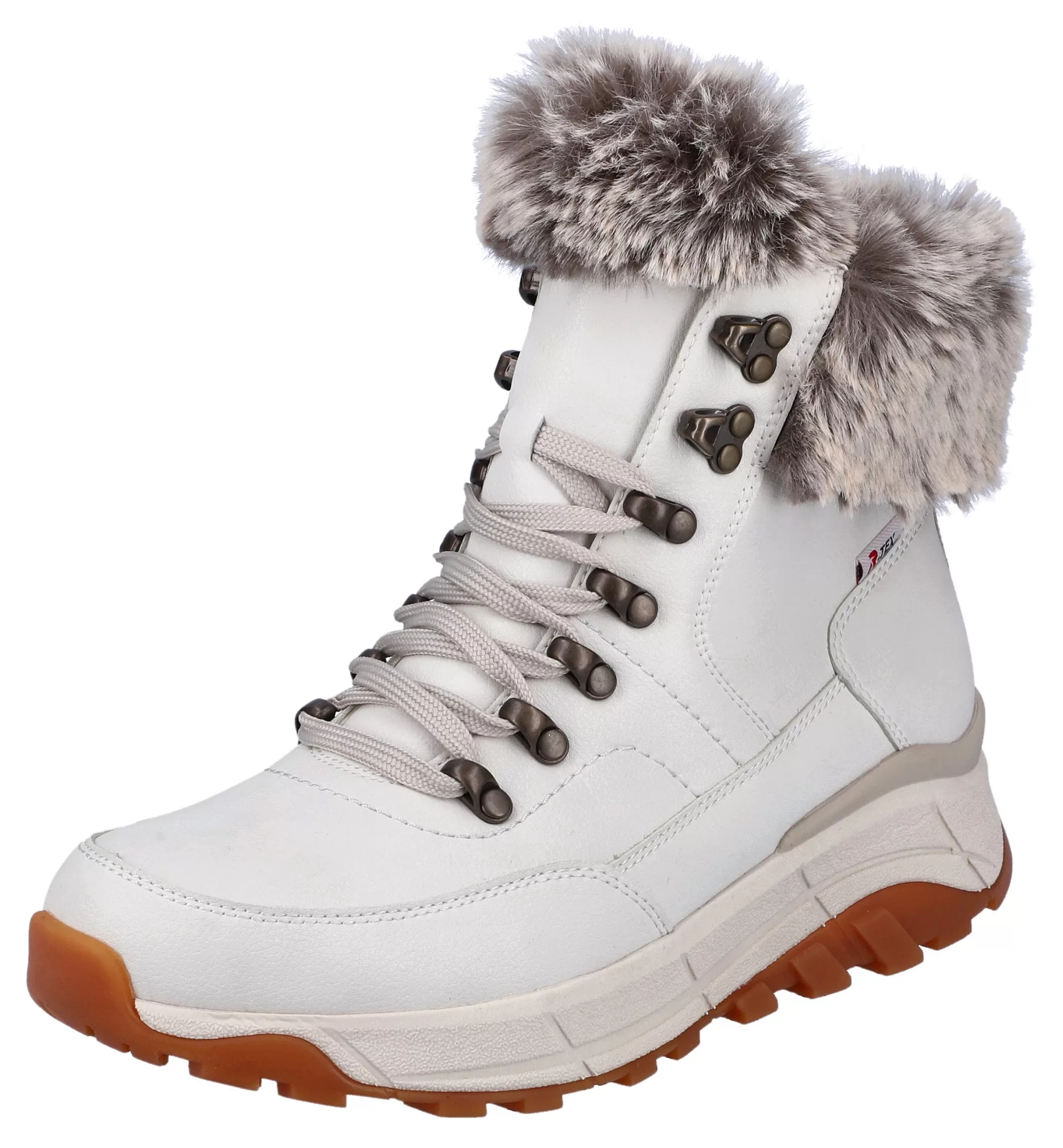 Rieker R-Evolution Schnür Boots Damen beige günstig online kaufen