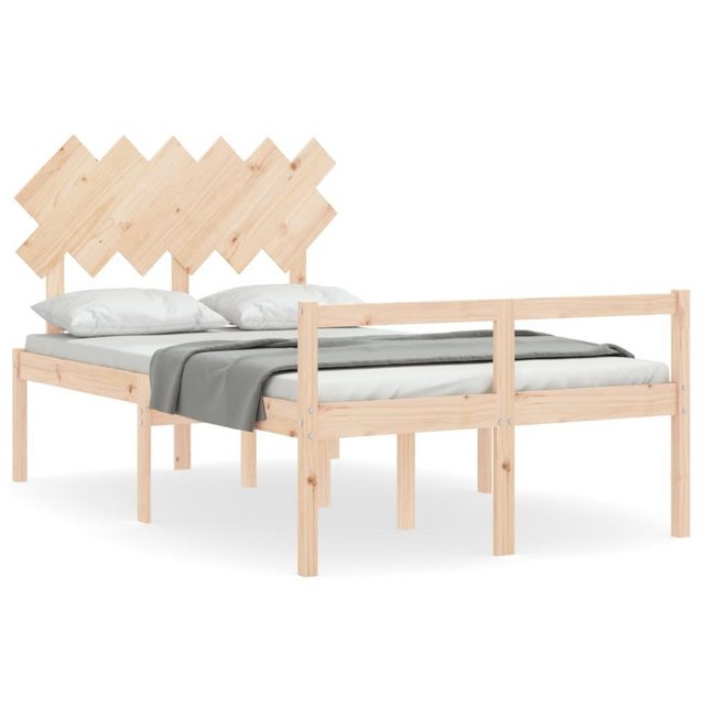 vidaXL Bett Seniorenbett mit Kopfteil Massivholz günstig online kaufen