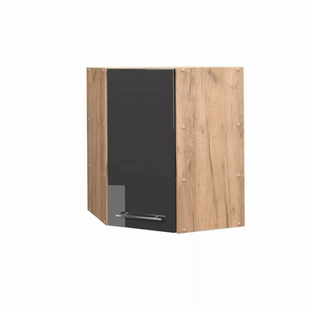 Vicco Eckhängeschrank Hängeschrank 57 cm Fame-Line Goldkraft Anthrazit Hoch günstig online kaufen