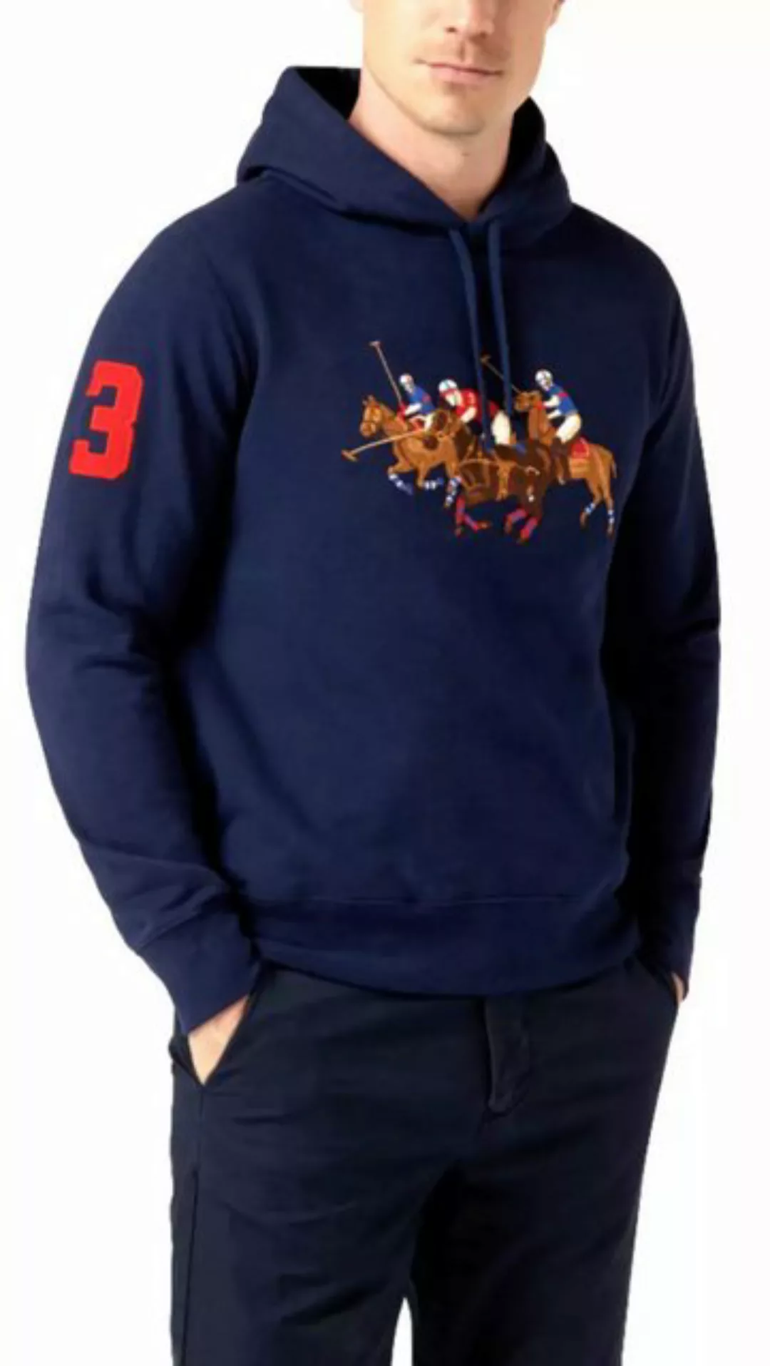 Polo Ralph Lauren Hoodie Triple Pony Sweatshirt Big-Tall Kollektion Aufgest günstig online kaufen