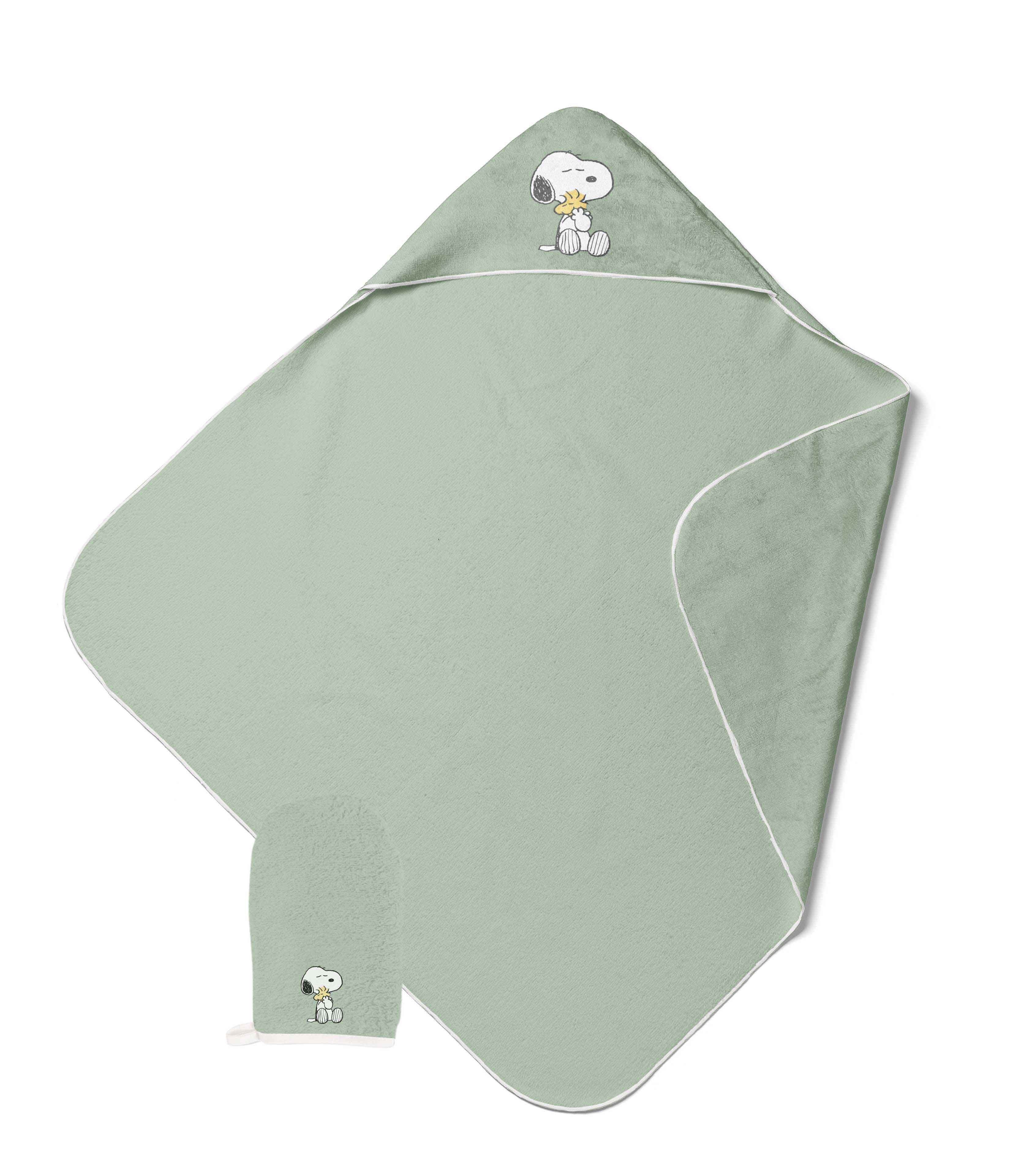 Snoopy Kapuzenhandtuch Snoopy Peanuts Baby Handtuch günstig online kaufen