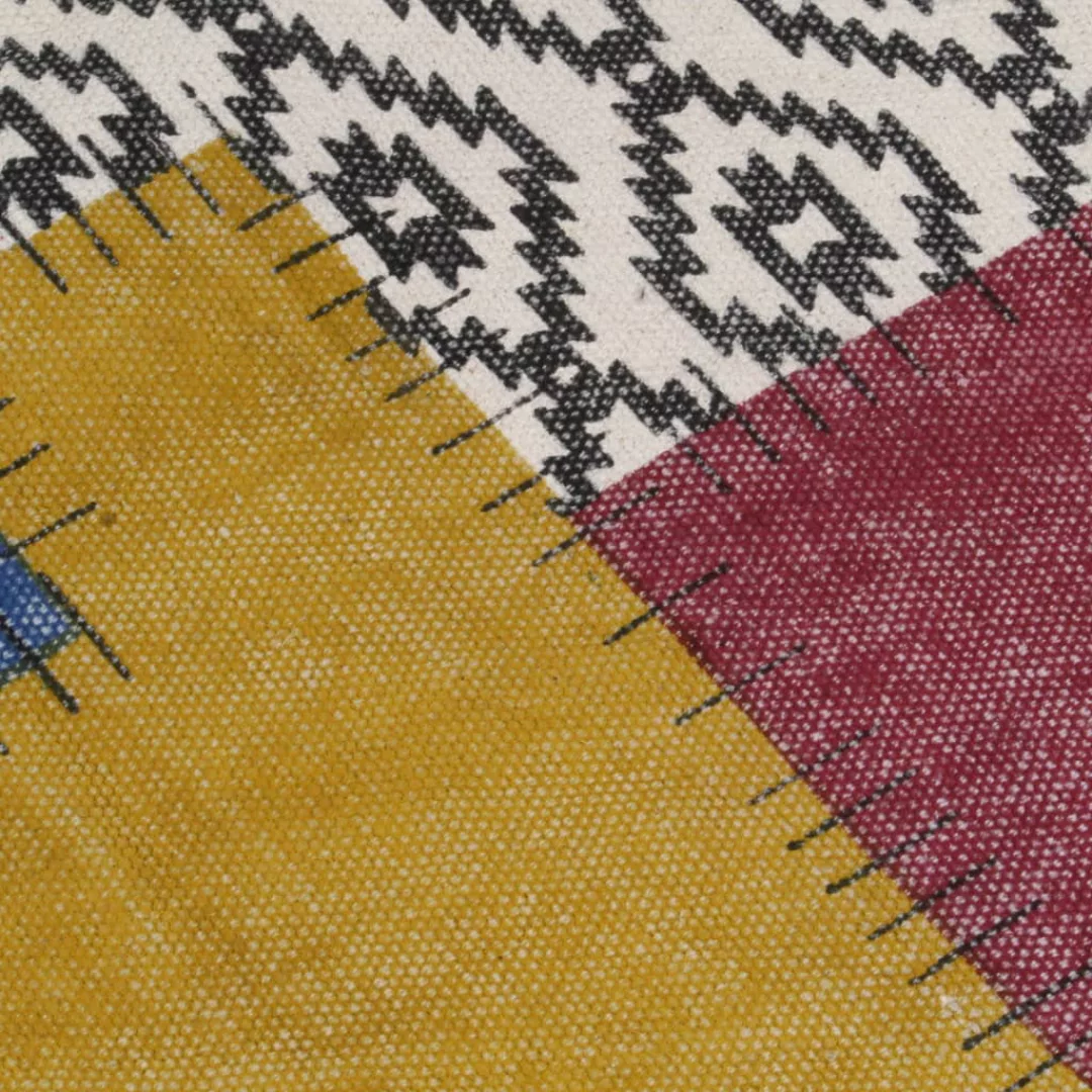 Kelim-teppich Handgewebt Baumwolle 120×180 Cm Bedruckt günstig online kaufen