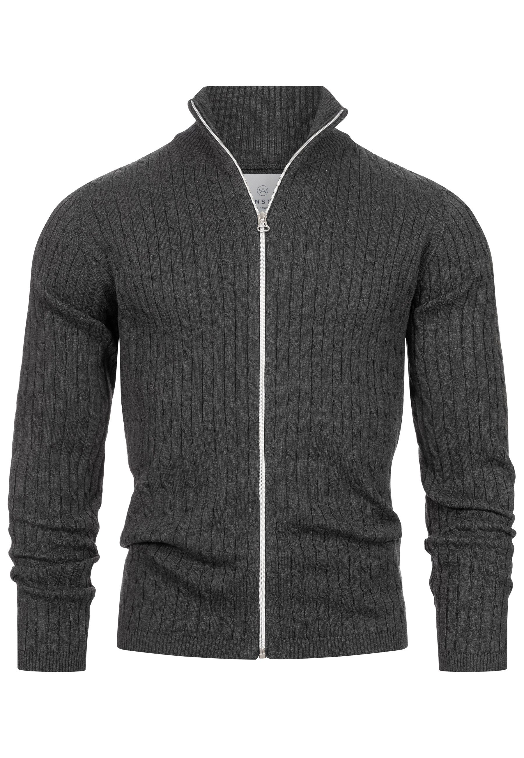Kronstadt Strickjacke KSCable Zip aus hochwertigem günstig online kaufen