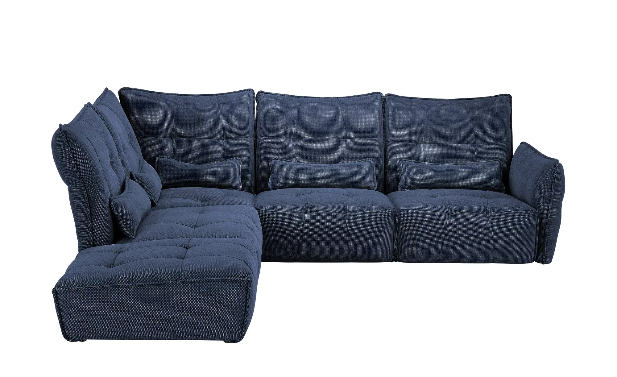 bobb Ecksofa  Jeaneva ¦ blau ¦ Maße (cm): B: 275 H: 101 T: 320 Polstermöbel günstig online kaufen