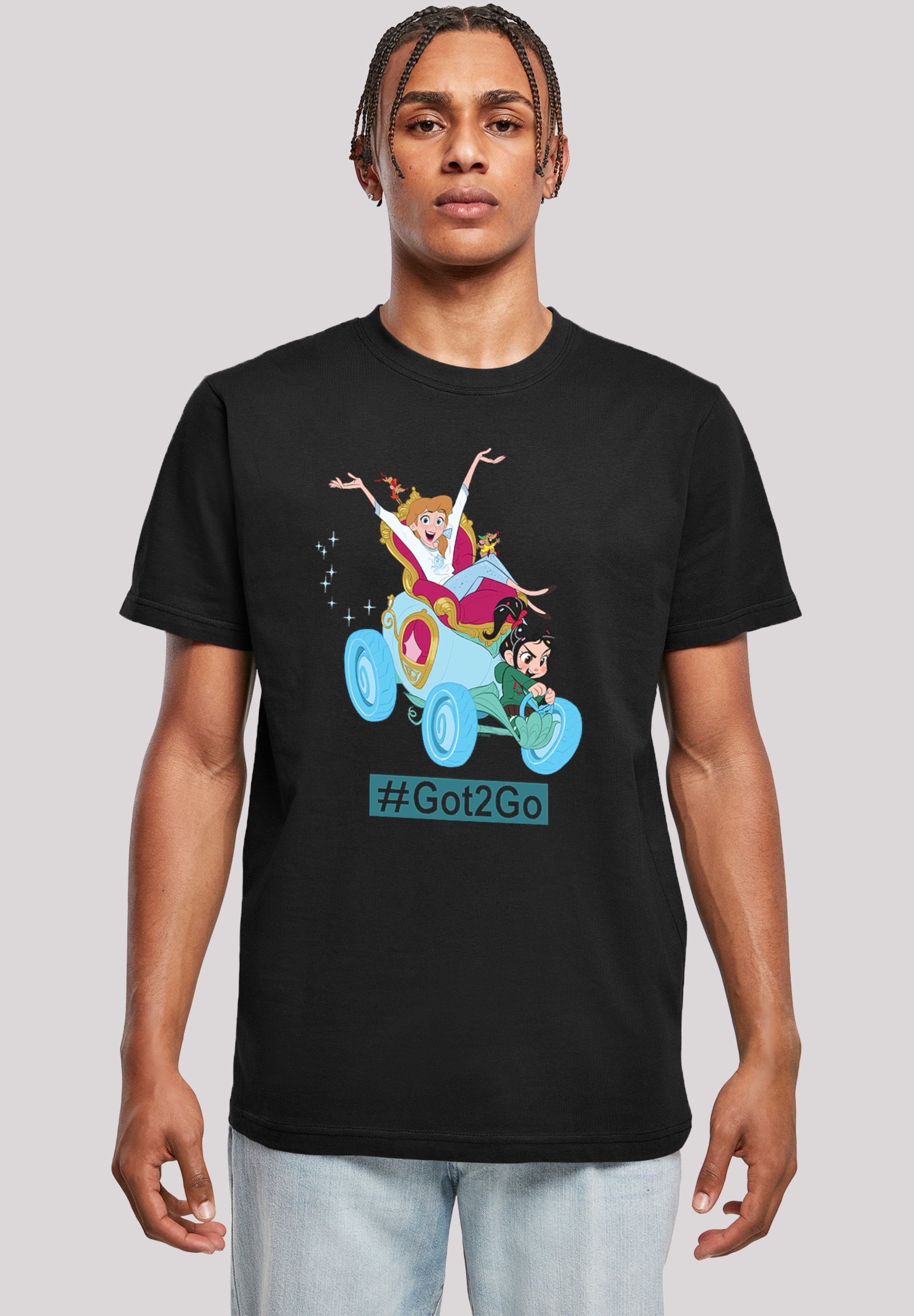 F4NT4STIC T-Shirt "Disney Ralph Reichts Cinderella And Vanellope", Herren,P günstig online kaufen