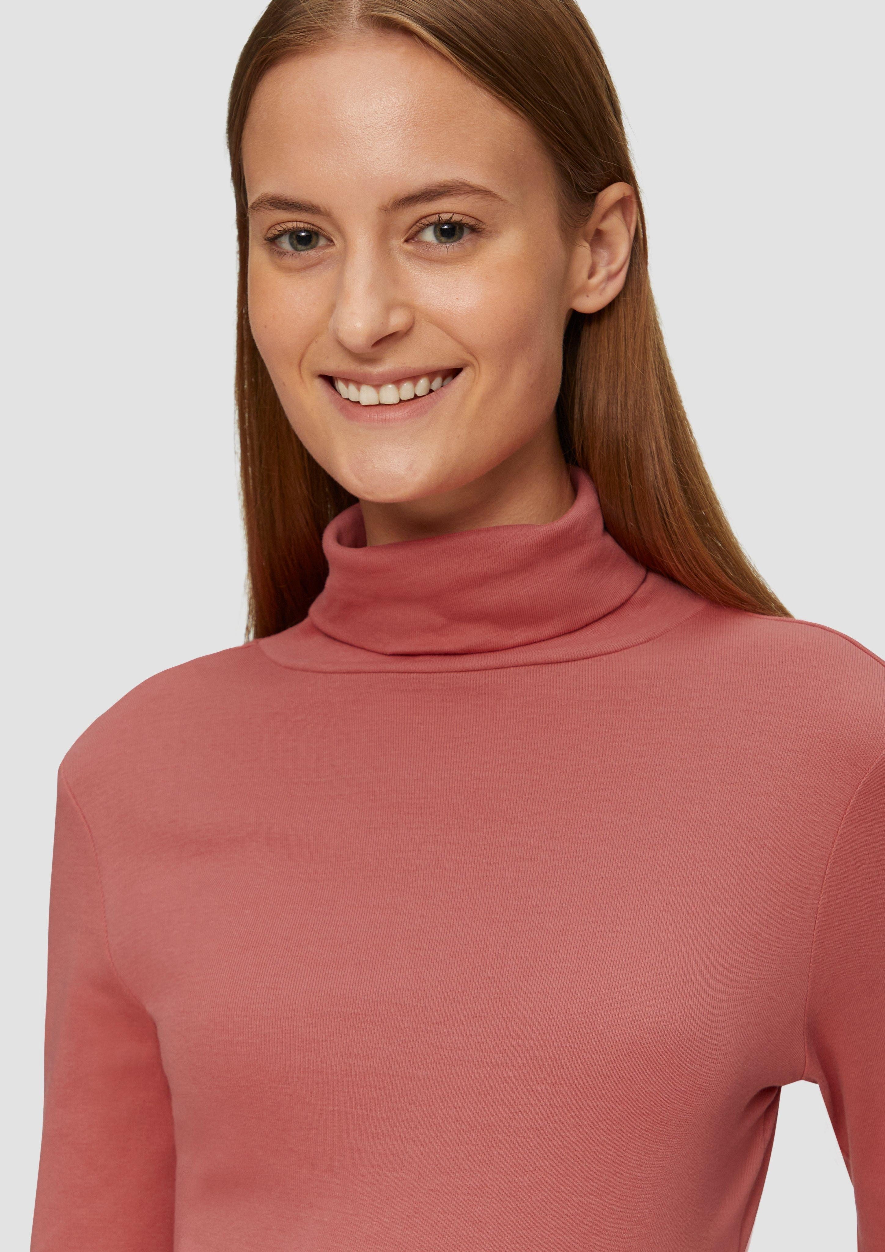 s.Oliver Langarmshirt Elastisches Langarmshirt mit Rollkragen günstig online kaufen