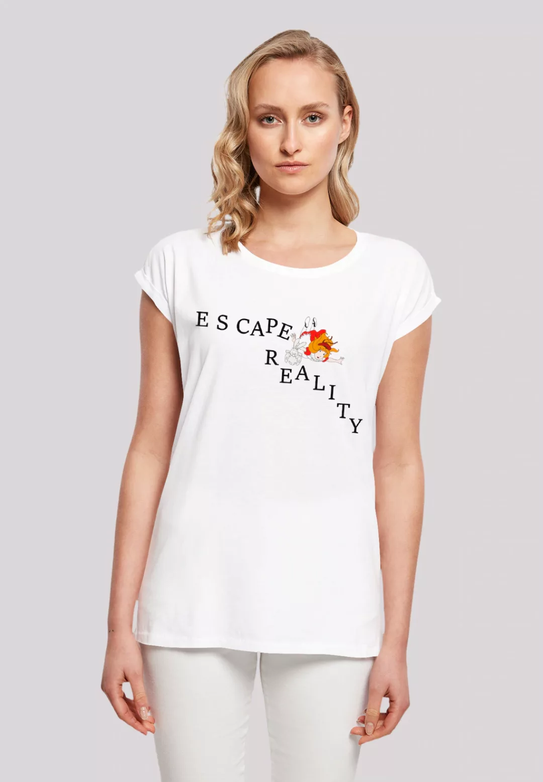 F4NT4STIC T-Shirt "Alice im Wunderland Escape Reality Falling", Retro, Hero günstig online kaufen