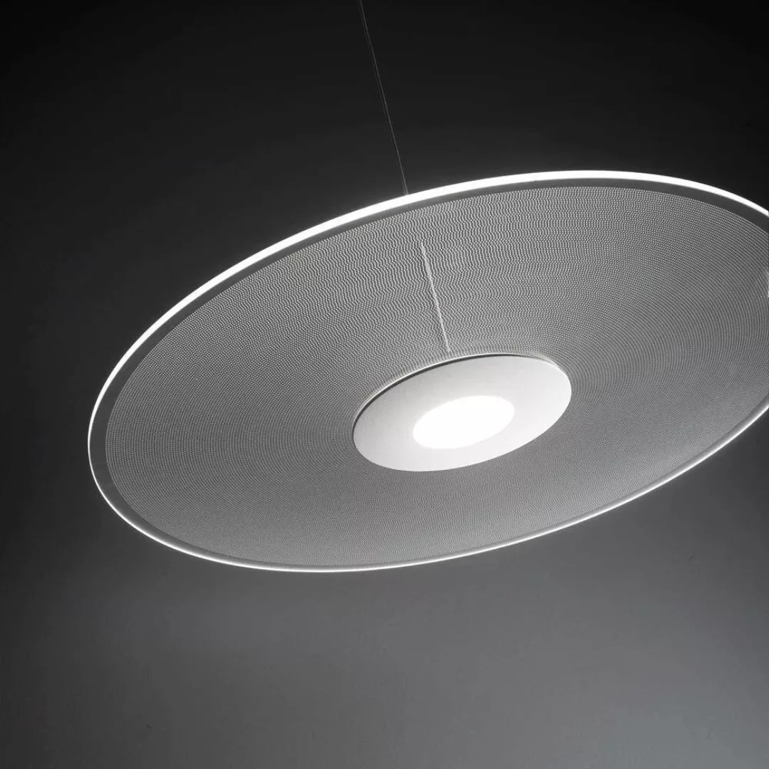 LED Pendelleuchte Anemone in Weiß 18W 1500lm günstig online kaufen