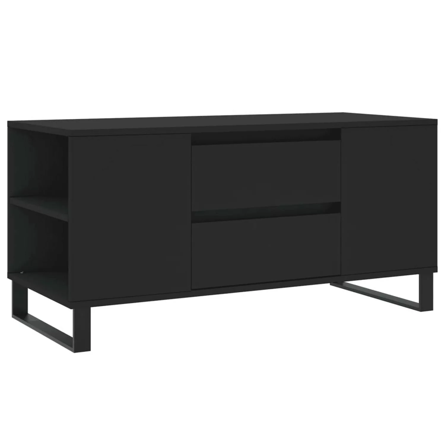 vidaXL Couchtisch Schwarz 102x44,5x50 cm Holzwerkstoff Modell 2 günstig online kaufen