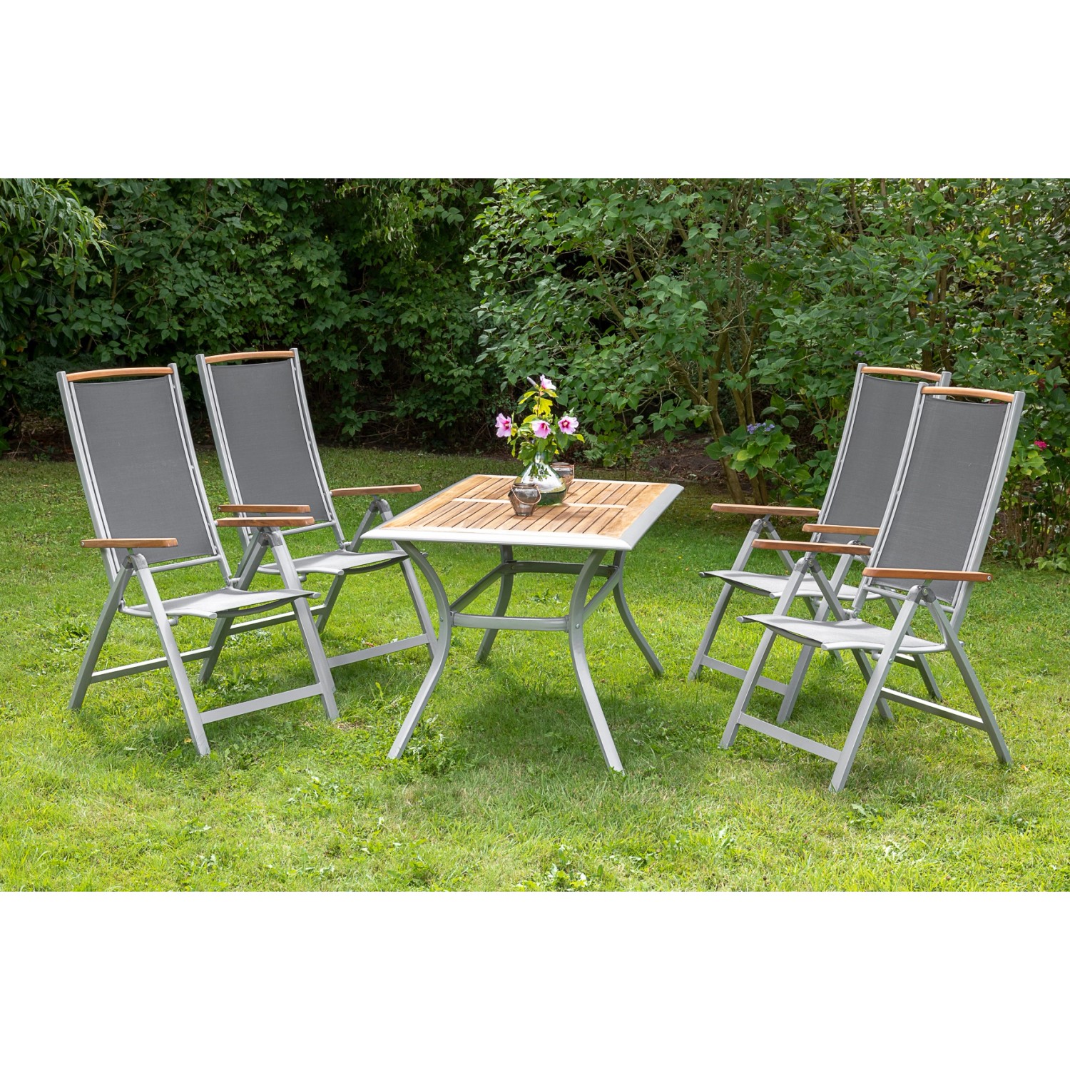 Merxx Siena Set 5-tlg. Gartentisch 140 x 80 cm günstig online kaufen