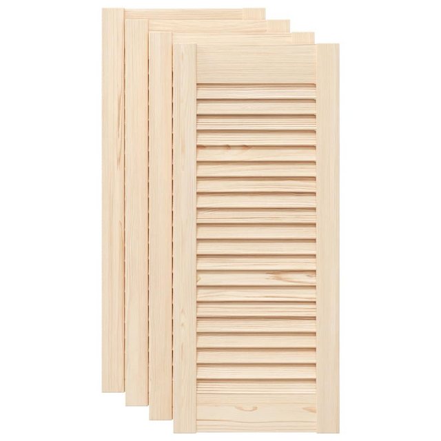 vidaXL Mehrzweckschrank Schranktüren Lamellen-Design 4 Stk 69x29,5cm Massiv günstig online kaufen