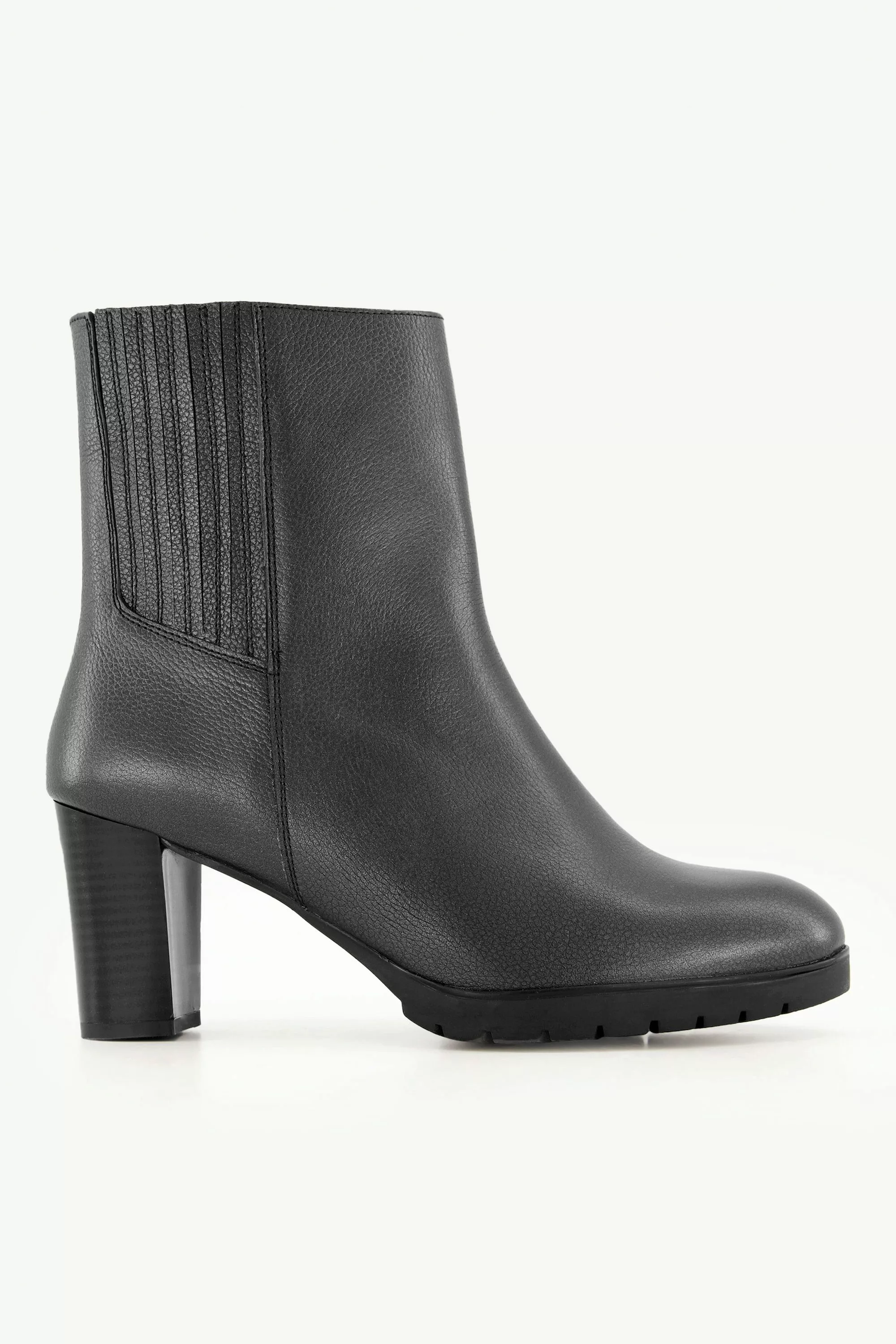 Ulla Popken Leder-Stiefeletten Nappaleder Wechselfußbett Stiefel günstig online kaufen
