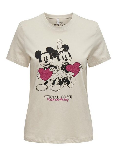 ONLY Kurzarmshirt ONLMICKEY LIFE REG S/S VALENTINE TOP JRS mit Mickey und M günstig online kaufen