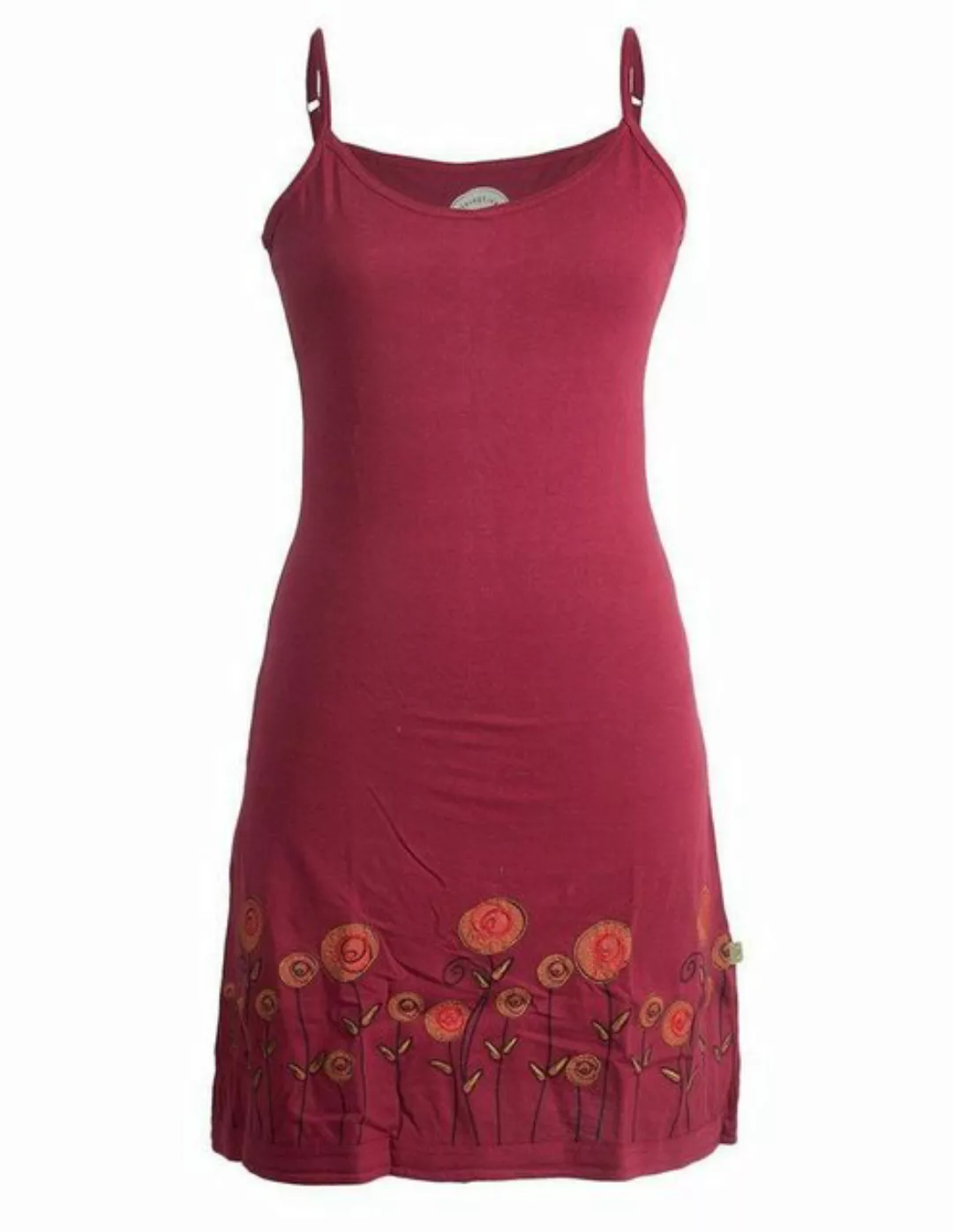 Vishes Sommerkleid Besticktes Rosen Kleid mit verstellbaren Trägern Boho, E günstig online kaufen