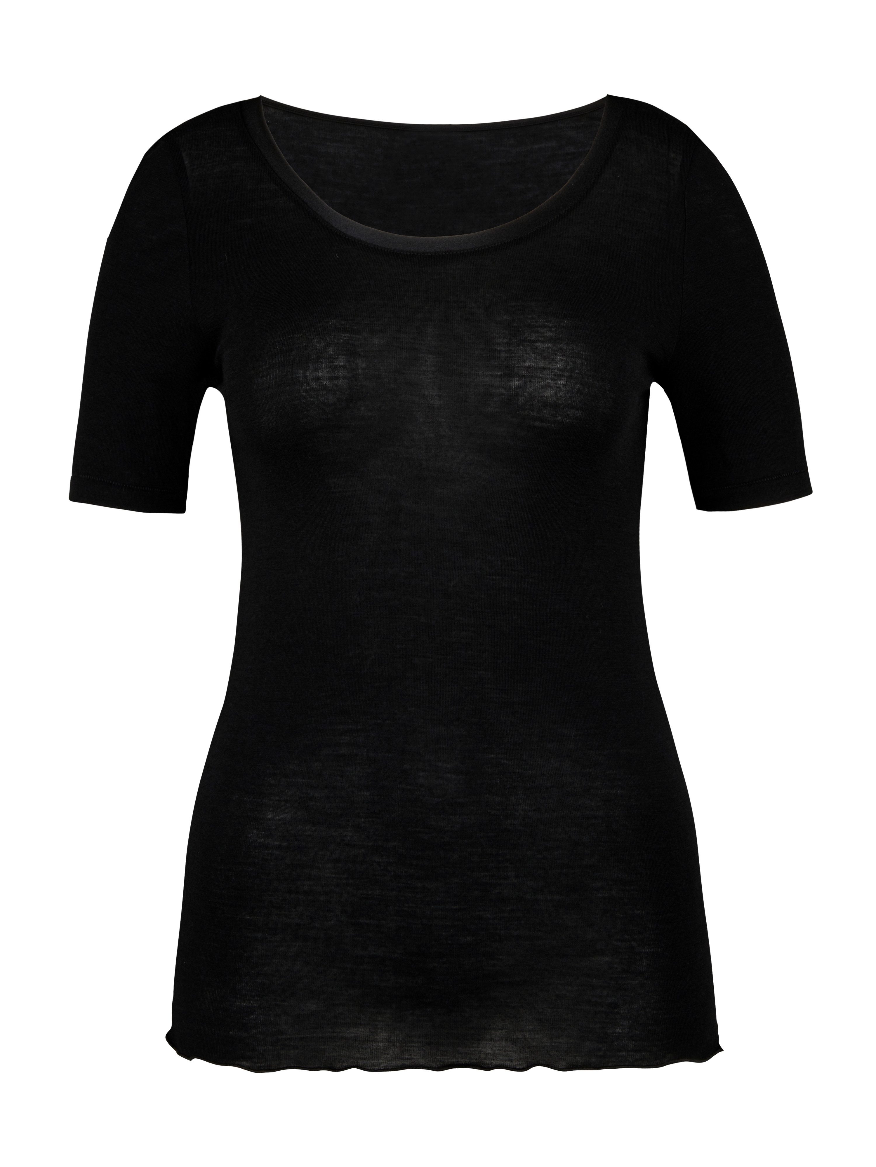 CALIDA Kurzarmshirt "True Confidence", Satinbandeinfassung, Rundhalsausschn günstig online kaufen