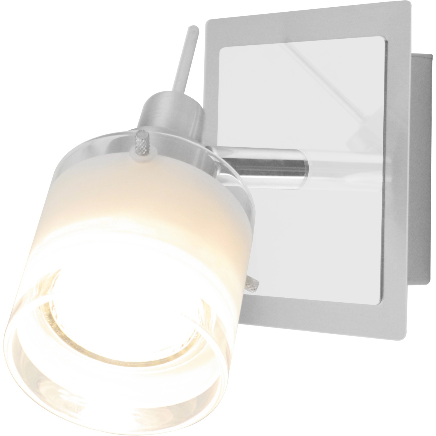 LED Spot Asola 1er Nickel matt inkl. GU10 Leuchtmittel günstig online kaufen