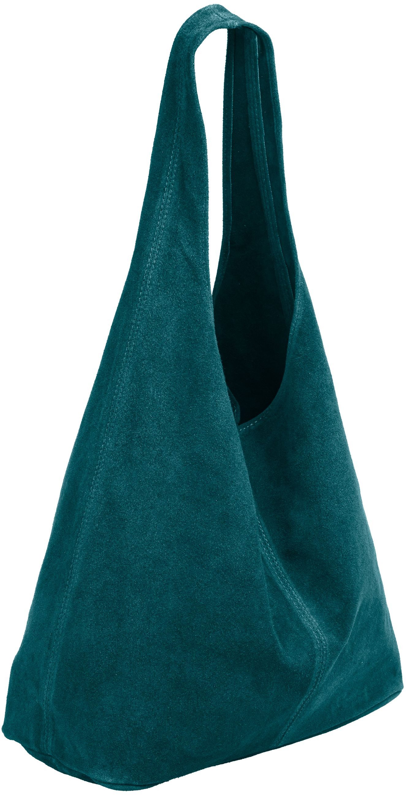 Caspar Schultertasche große Damen Wildleder Tasche günstig online kaufen