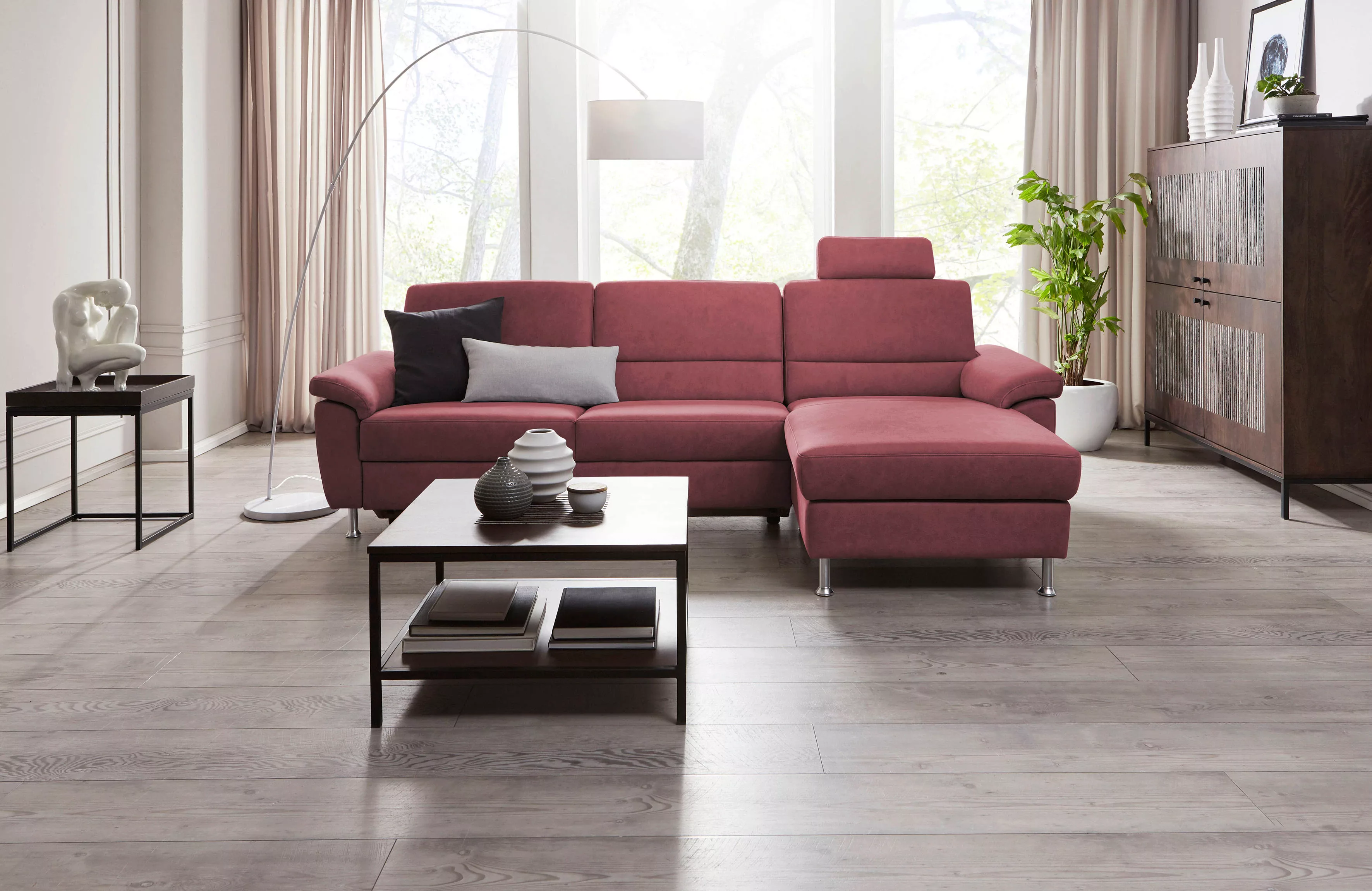 CALIZZA INTERIORS Ecksofa »Onyx L-Form«, Recamiere links oder rechts, wahlw günstig online kaufen