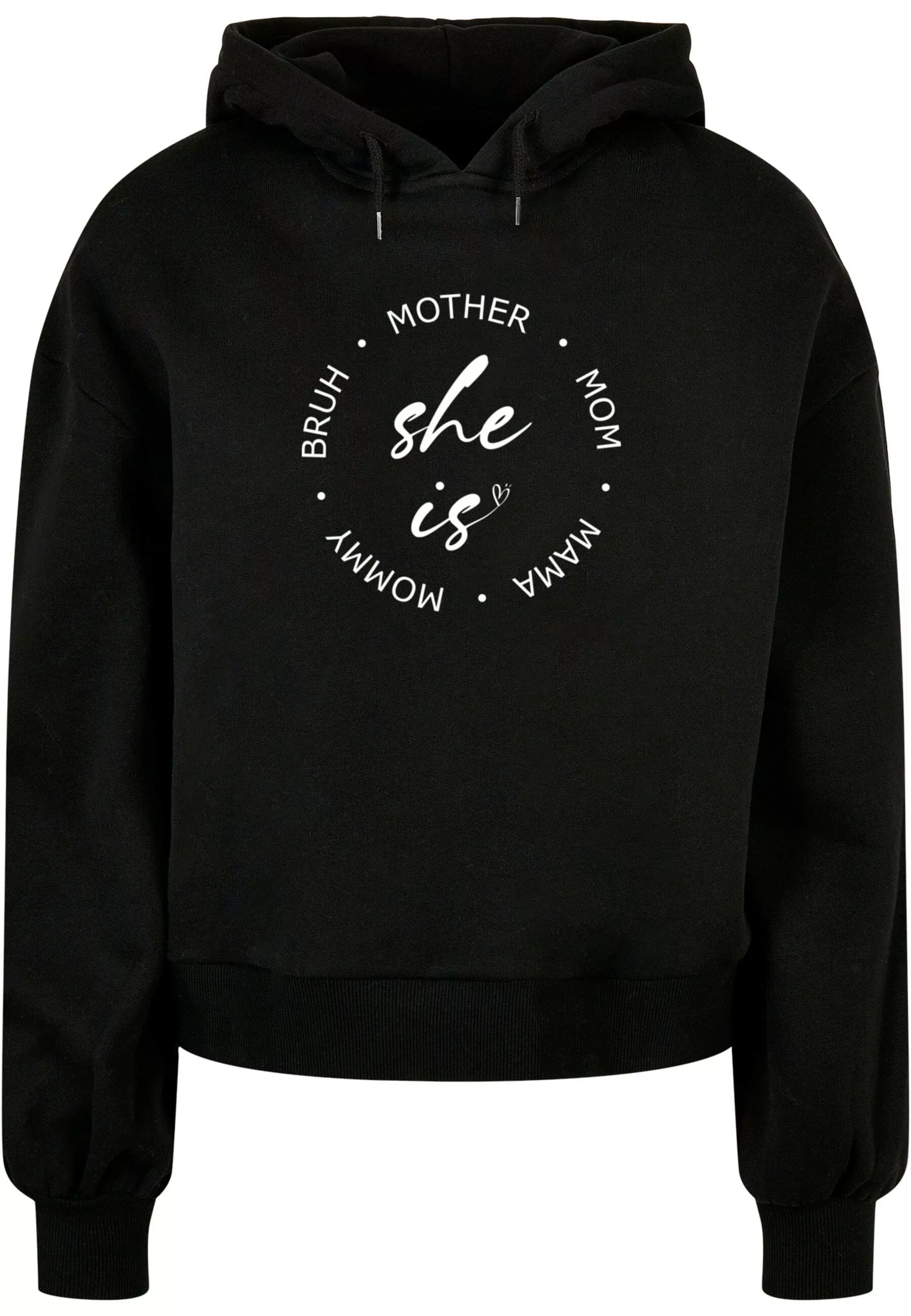 Merchcode Kapuzenpullover "Merchcode Damen Ladies Mothers Day - She is Over günstig online kaufen