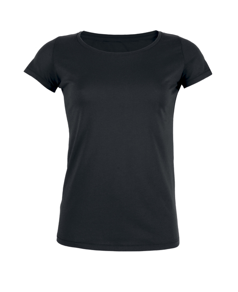 Basic T-shirt Aus Bio-baumwolle - Schwarz/weiß günstig online kaufen