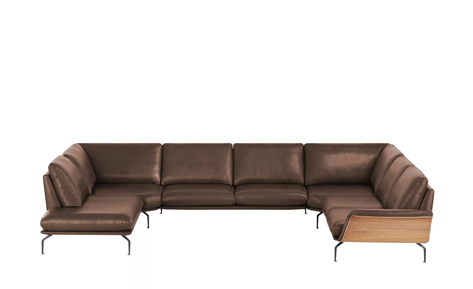 Nils Olsen Wohnlandschaft  Alva - braun - 87 cm - Polstermöbel > Sofas > Le günstig online kaufen