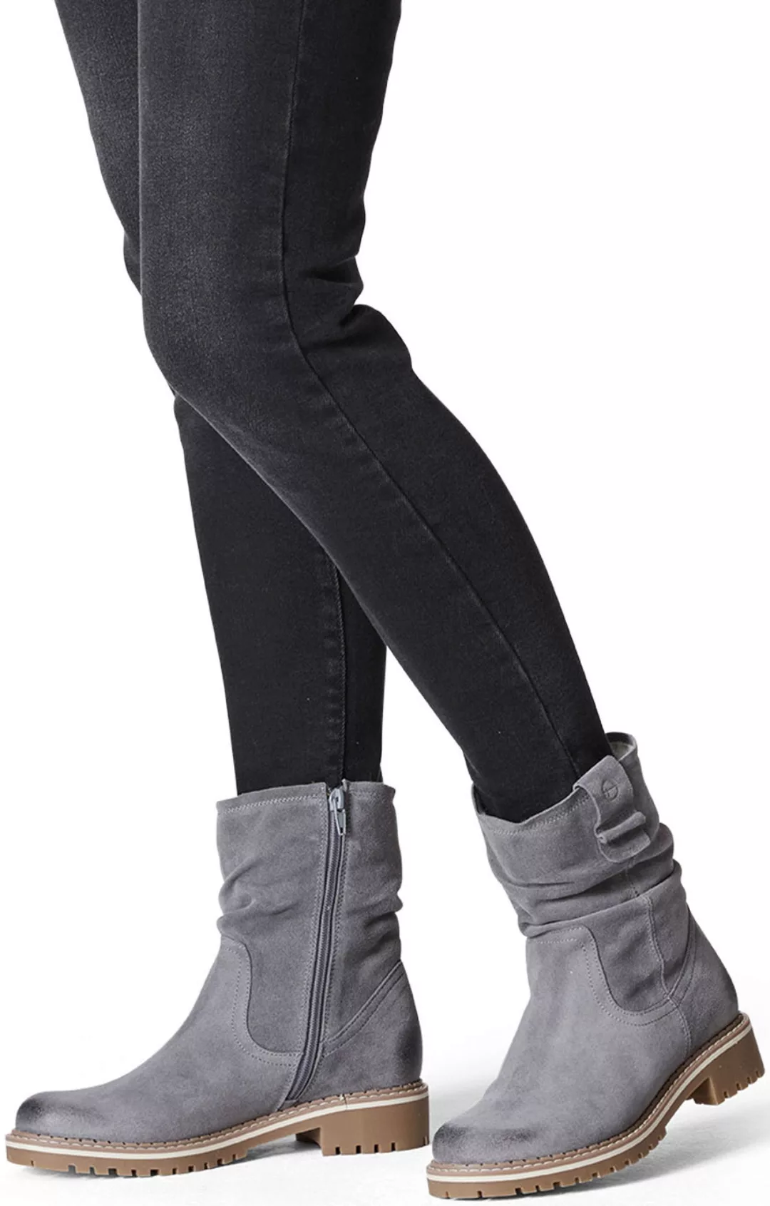 Tamaris Winterstiefelette, Blockabsatz, Winterboots, Stiefelette mit Duo Te günstig online kaufen