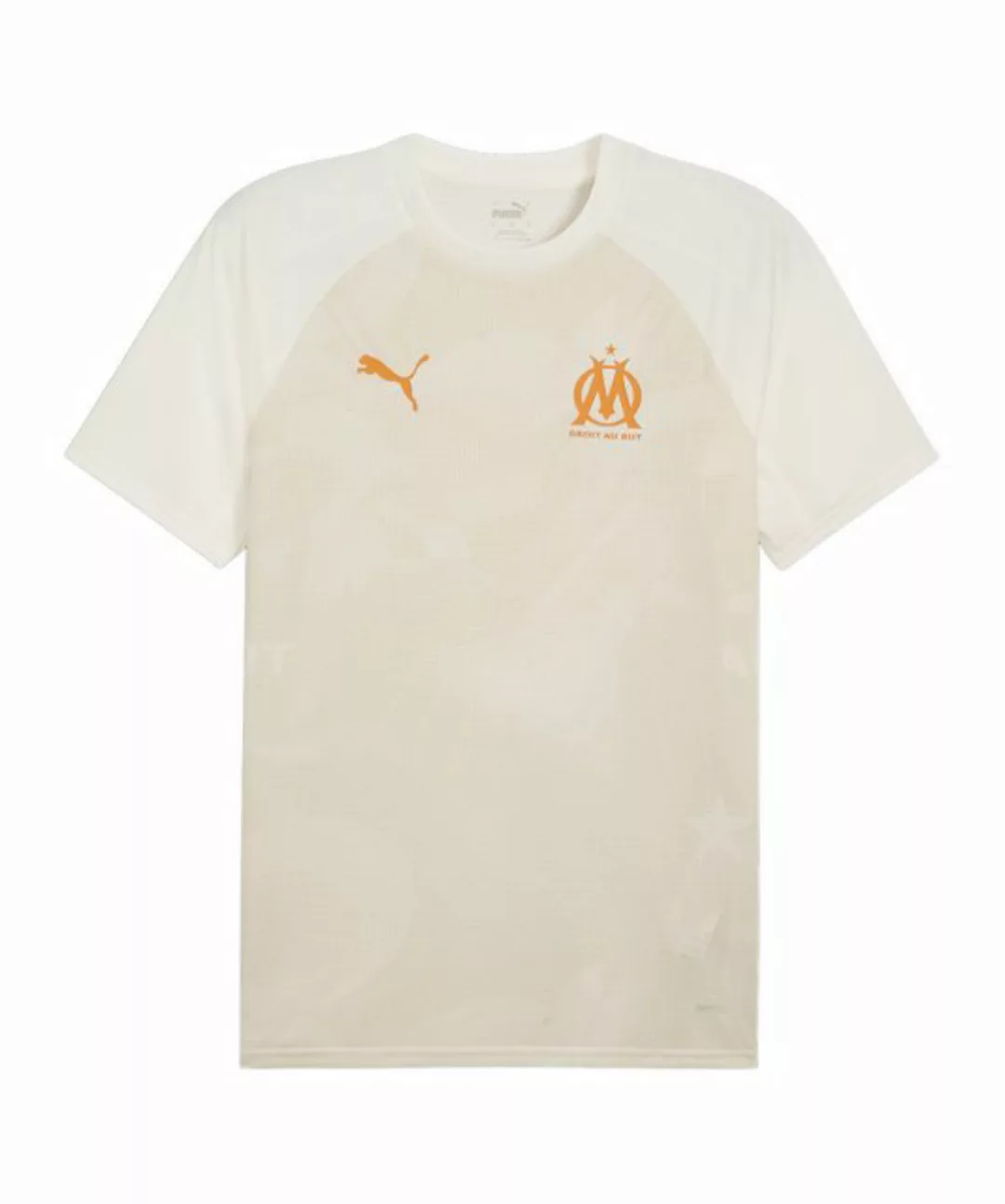 PUMA T-Shirt Olympique Marseille Prematch Shirt 2023/2024 Beige default günstig online kaufen