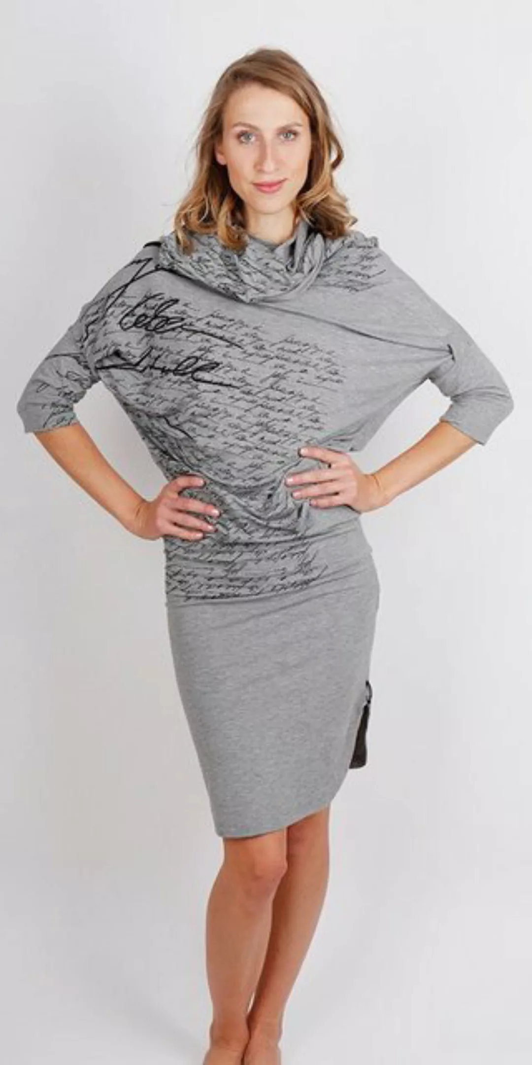 kaseee 2-in-1-Kleid bedrucktes kaseee Jersey-Kleid zum Verwandeln günstig online kaufen