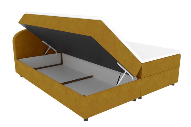 Stylefy Boxspringbett Ashton (Schlafzimmerbett, Bett), Topper günstig online kaufen