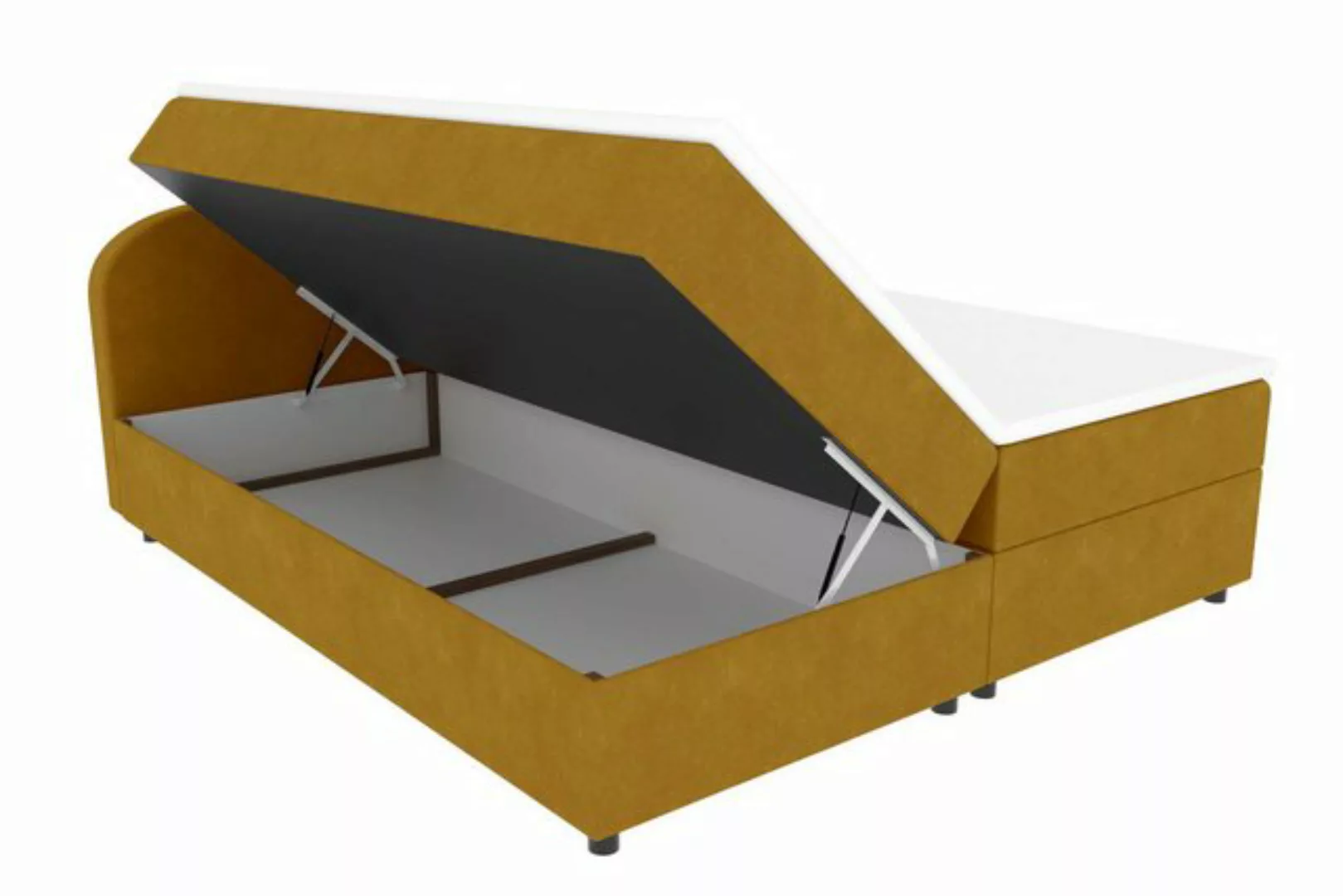 Stylefy Boxspringbett Ashton (Schlafzimmerbett, Bett), Topper günstig online kaufen