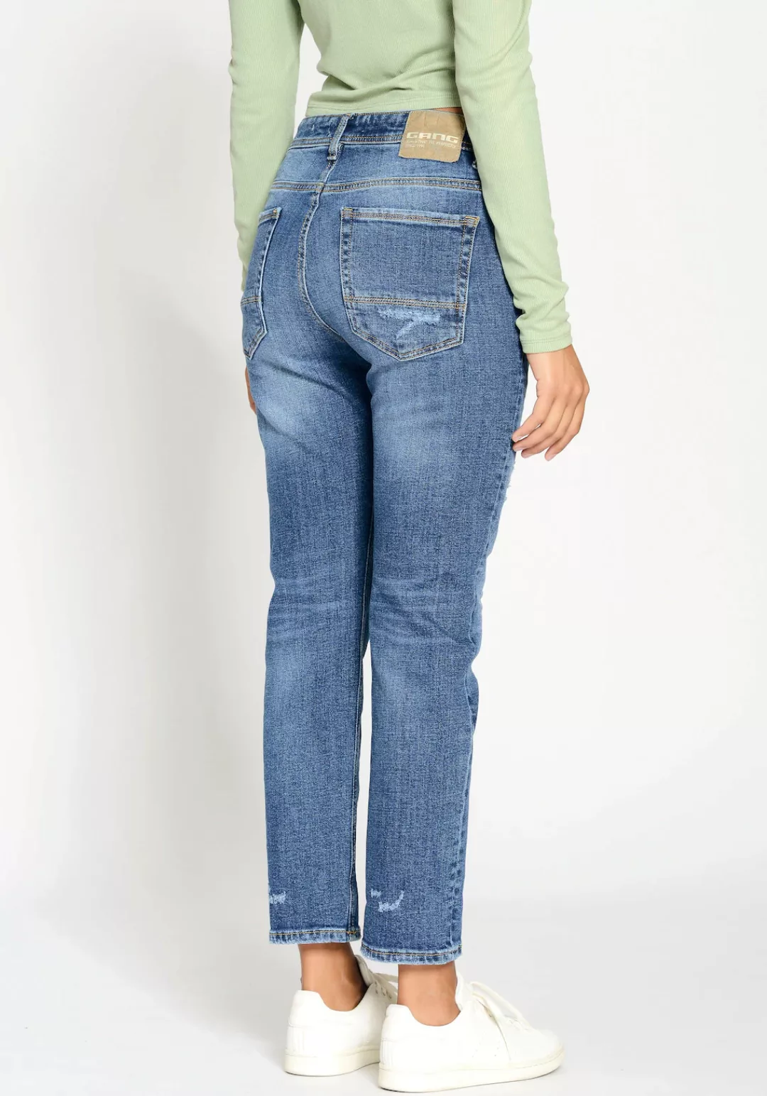 GANG Boyfriend-Jeans 94NICA CROPPED mit geraden und verkürzten Beinverlauf günstig online kaufen