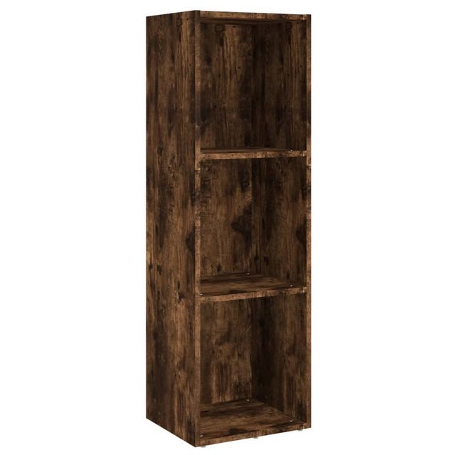 furnicato Bücherregal Bücherschrank/TV-Schrank Räuchereiche 36x30x114cm Hol günstig online kaufen