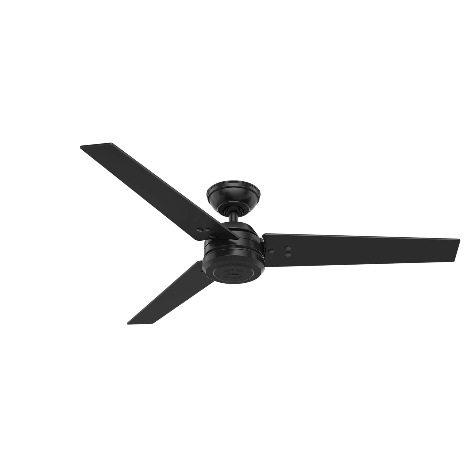 HUNTER FANS Deckenventilator Protos Matt Schwarz 132 cm mit Wandschalter günstig online kaufen